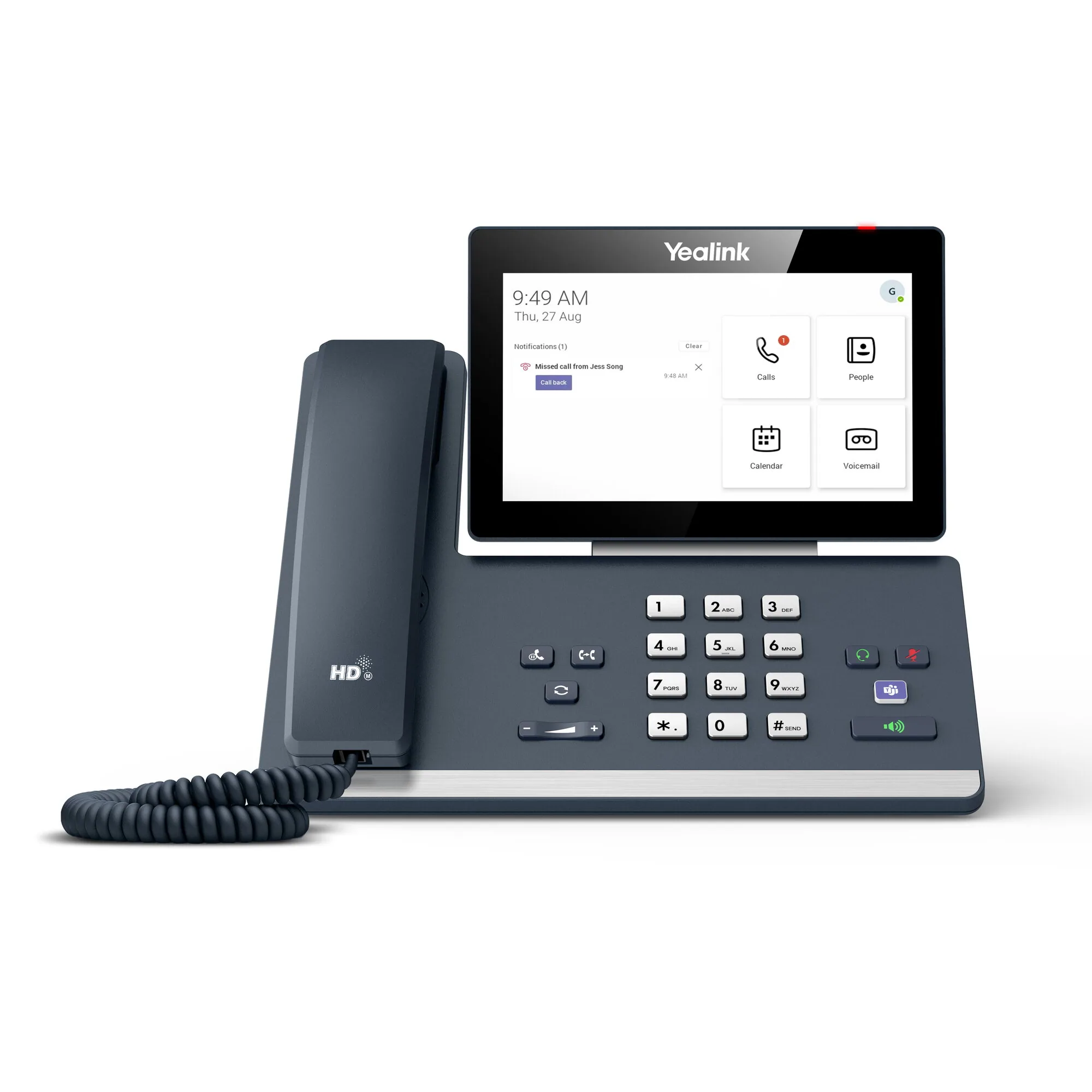 Yealink MP58 Microsoft Teams Edition IP-Telefon Grau LCD WLAN – Bild 2