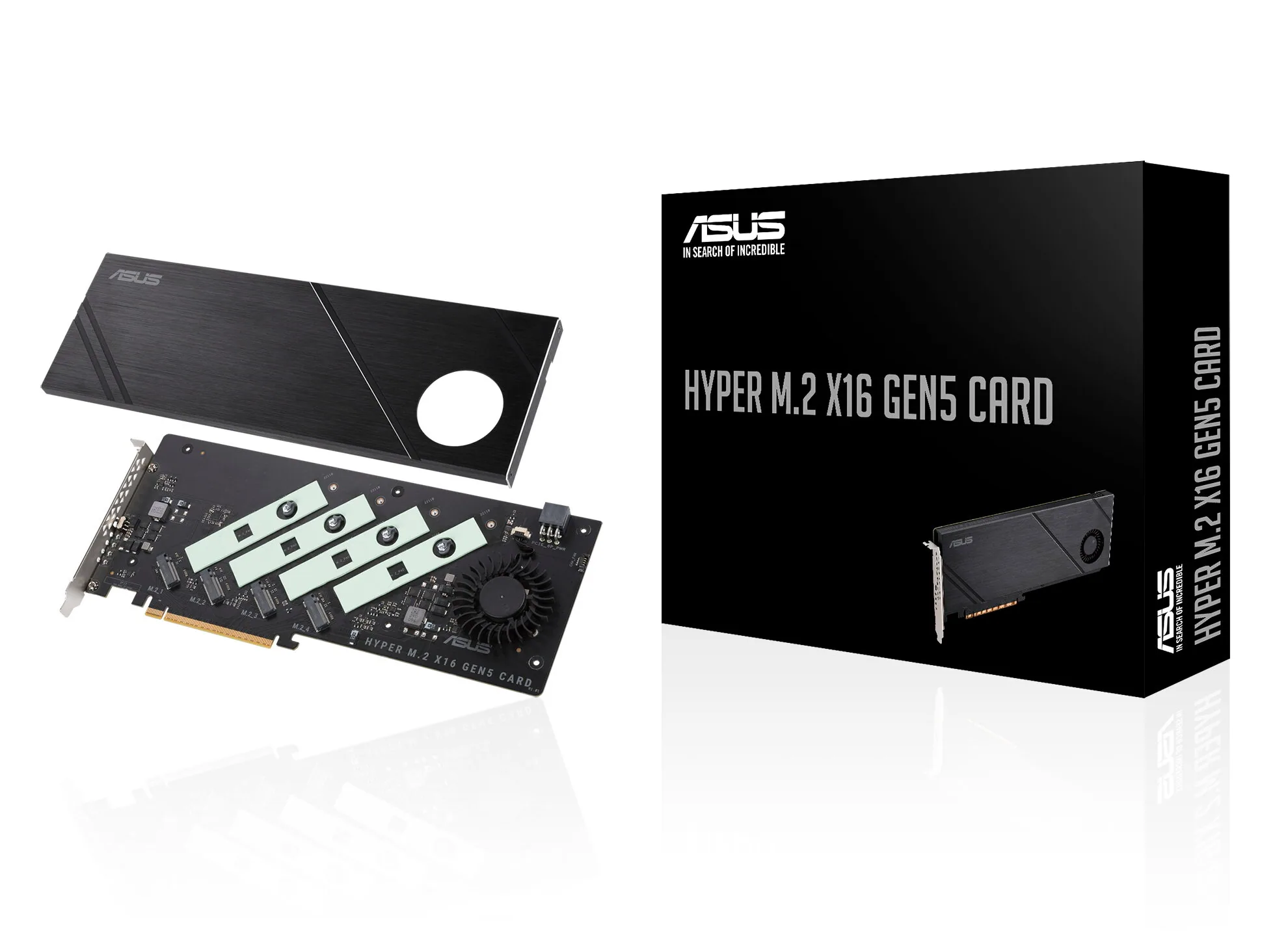 ASUS Hyper M.2 x16 Gen5 Card Schnittstellenkarte/Adapter Eingebaut – Bild 2