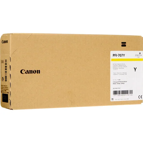 Canon PFI-707Y Druckerpatrone Original Gelb – Bild 1