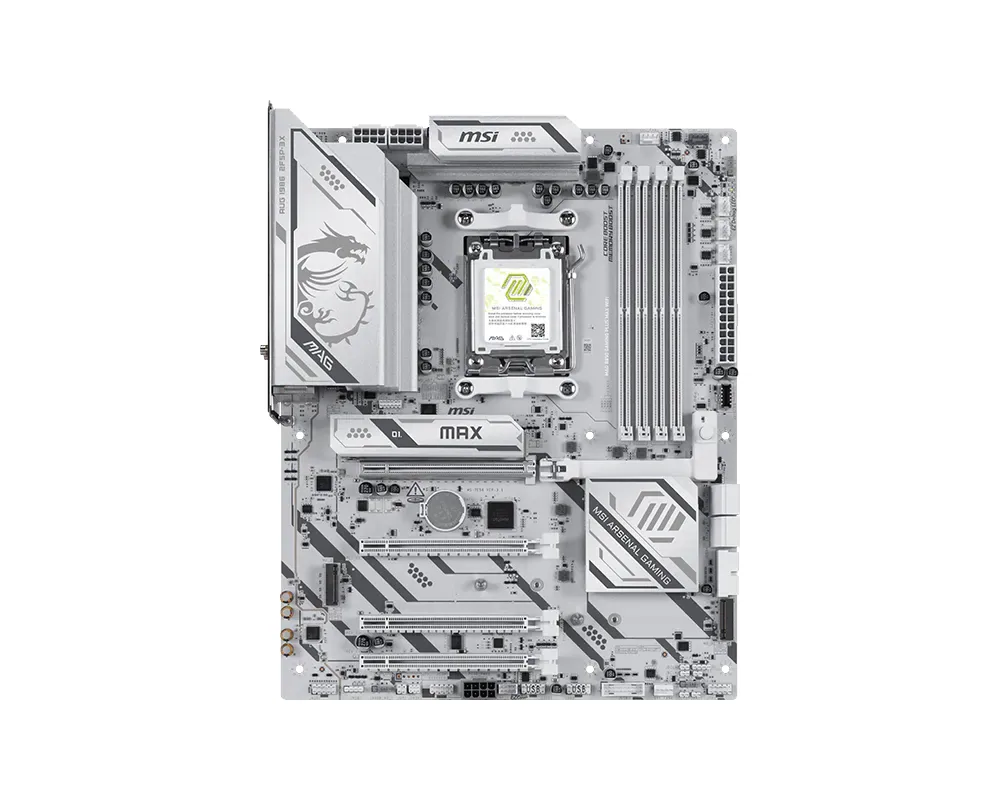 MSI MAG B850 GAMING PLUS MAX WIFI Motherboard AMD B850 Sockel AM5 ATX – Bild 1