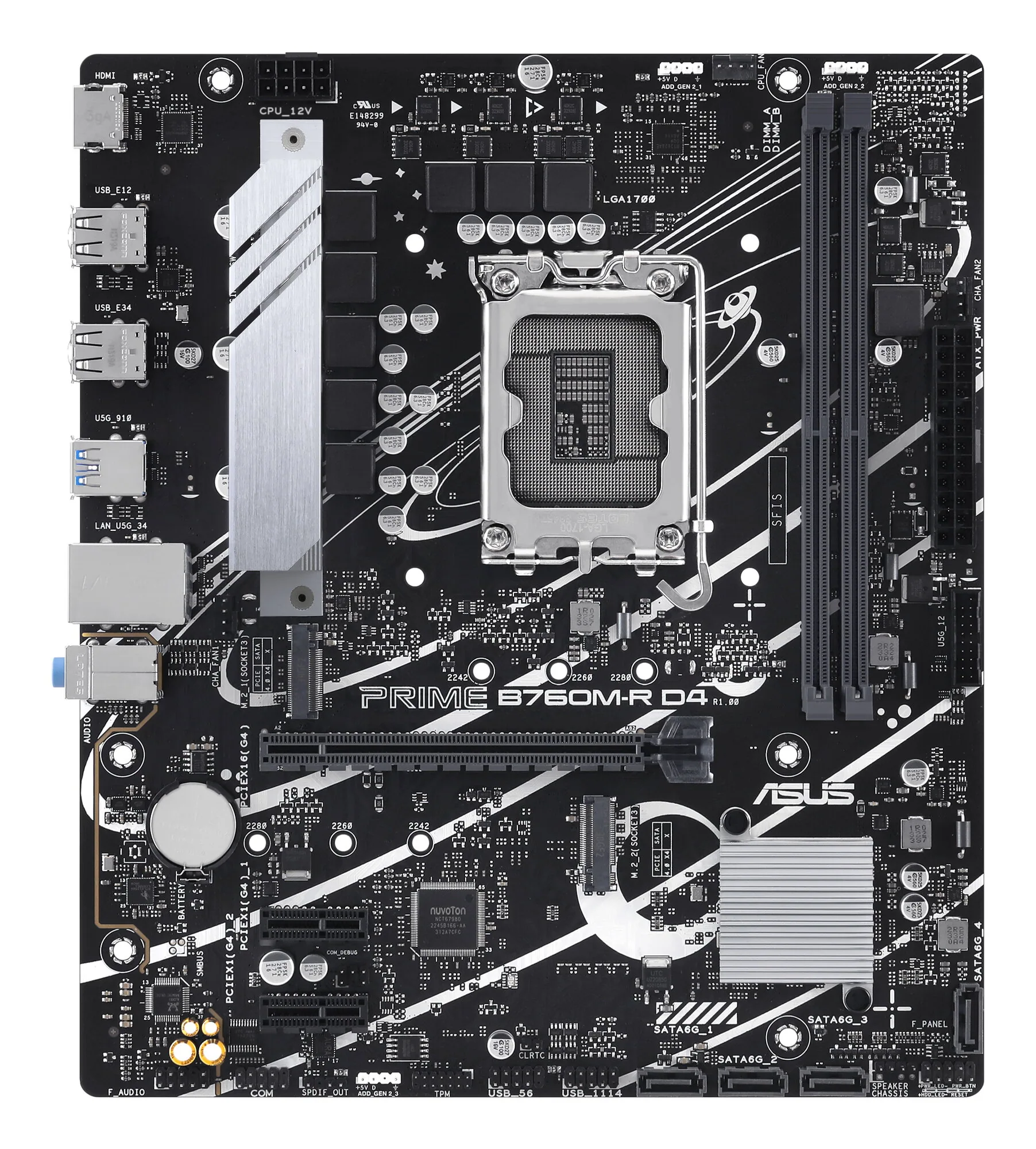 ASUS PRIME B760M-R D4 Intel B760 LGA 1700 micro ATX – Bild 2
