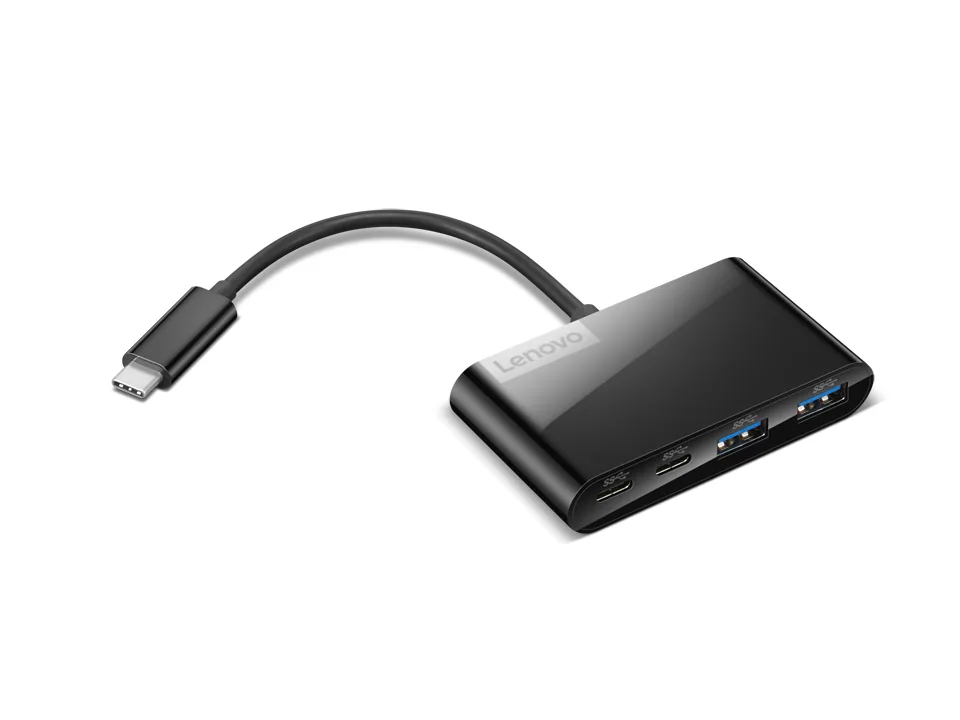 Lenovo GX91L84354 Schnittstellen-Hub USB 3.2 Gen 1 (3.1 Gen 1) Type-C 625 Mbit/s Schwarz – Bild 1
