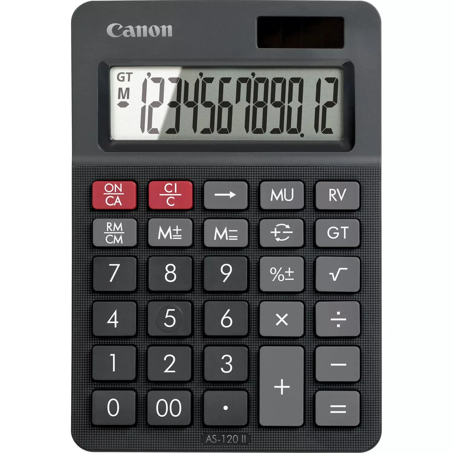 Canon AS-120 II Taschenrechner Desktop Display-Rechner Schwarz – Bild 1