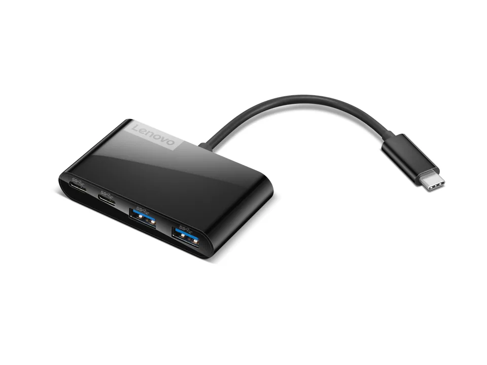 Lenovo GX91L84354 Schnittstellen-Hub USB 3.2 Gen 1 (3.1 Gen 1) Type-C 625 Mbit/s Schwarz – Bild 2