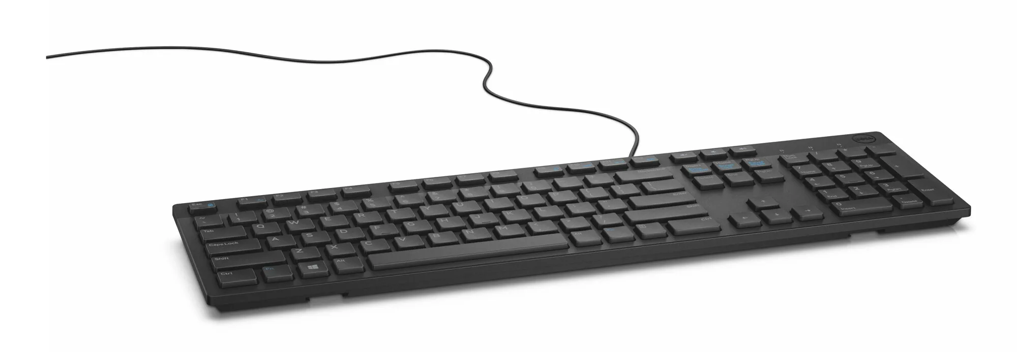 DELL KB216 Tastatur Universal USB QWERTY US International Schwarz – Bild 1