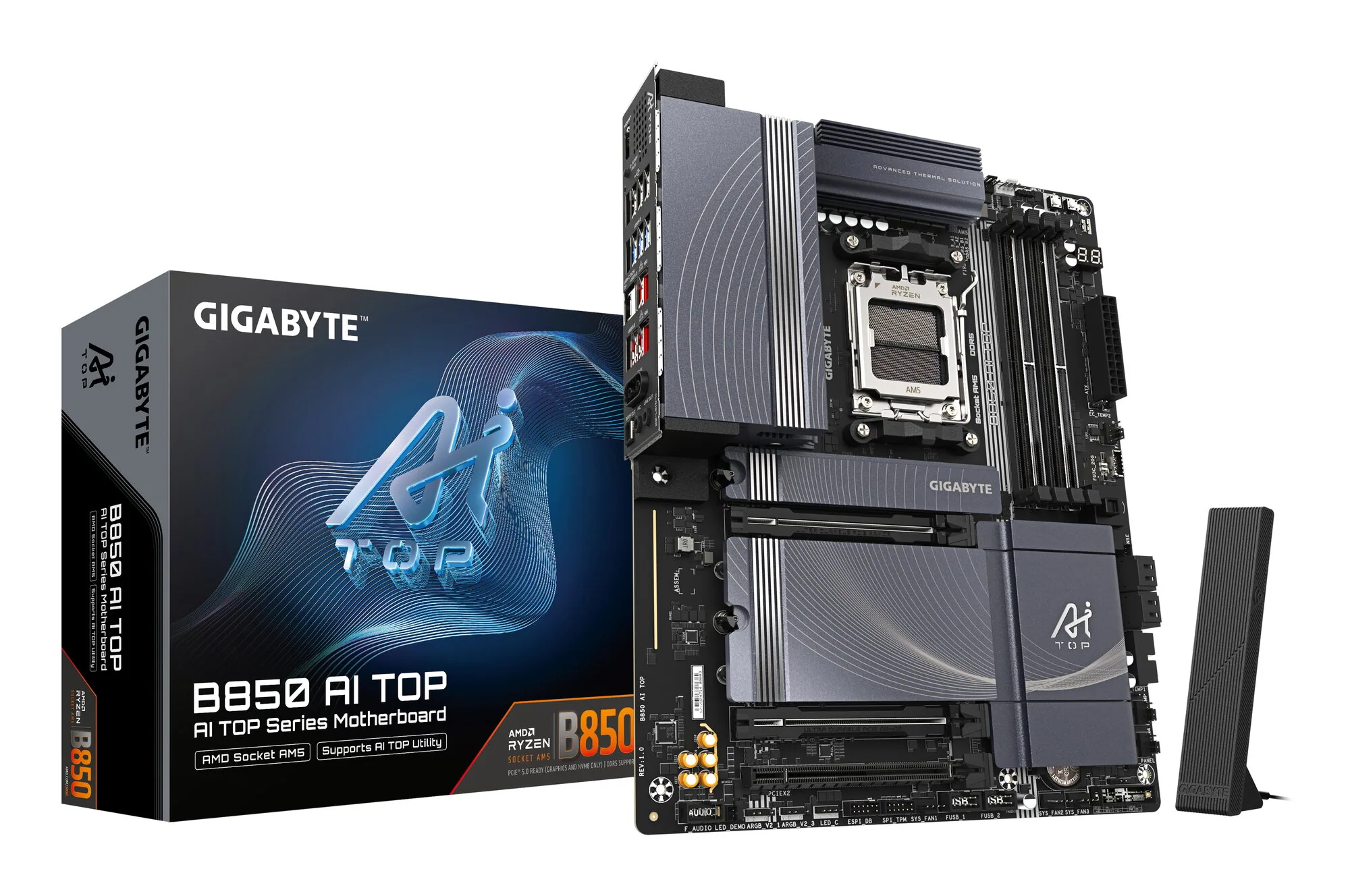 GIGABYTE B850 AI TOP Motherboard – Bild 1