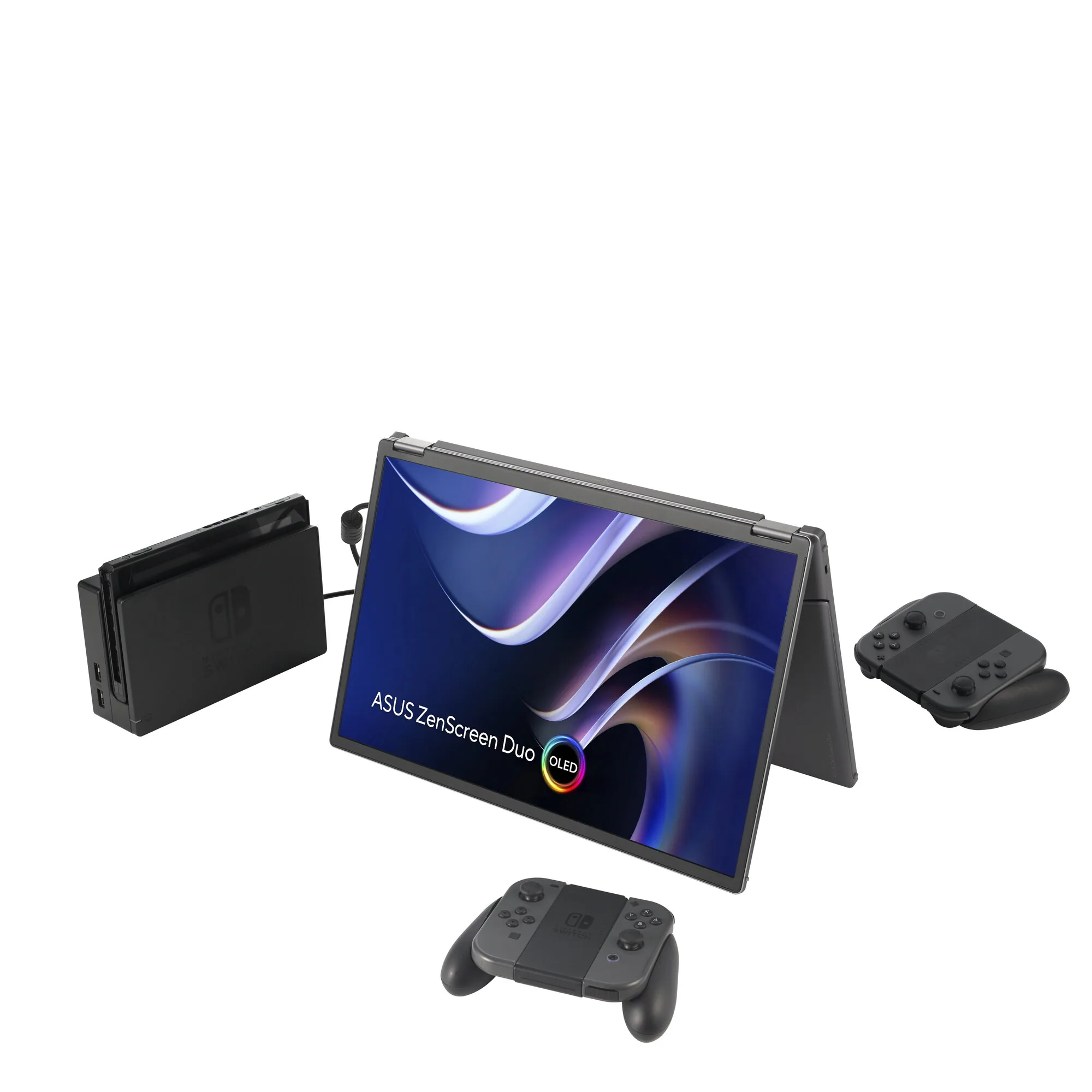 ASUS ZenScreen Duo OLED MQ149CD Computerbildschirm 35,6 cm (14") 1920 x 1200 Pixel WUXGA Silber – Bild 6