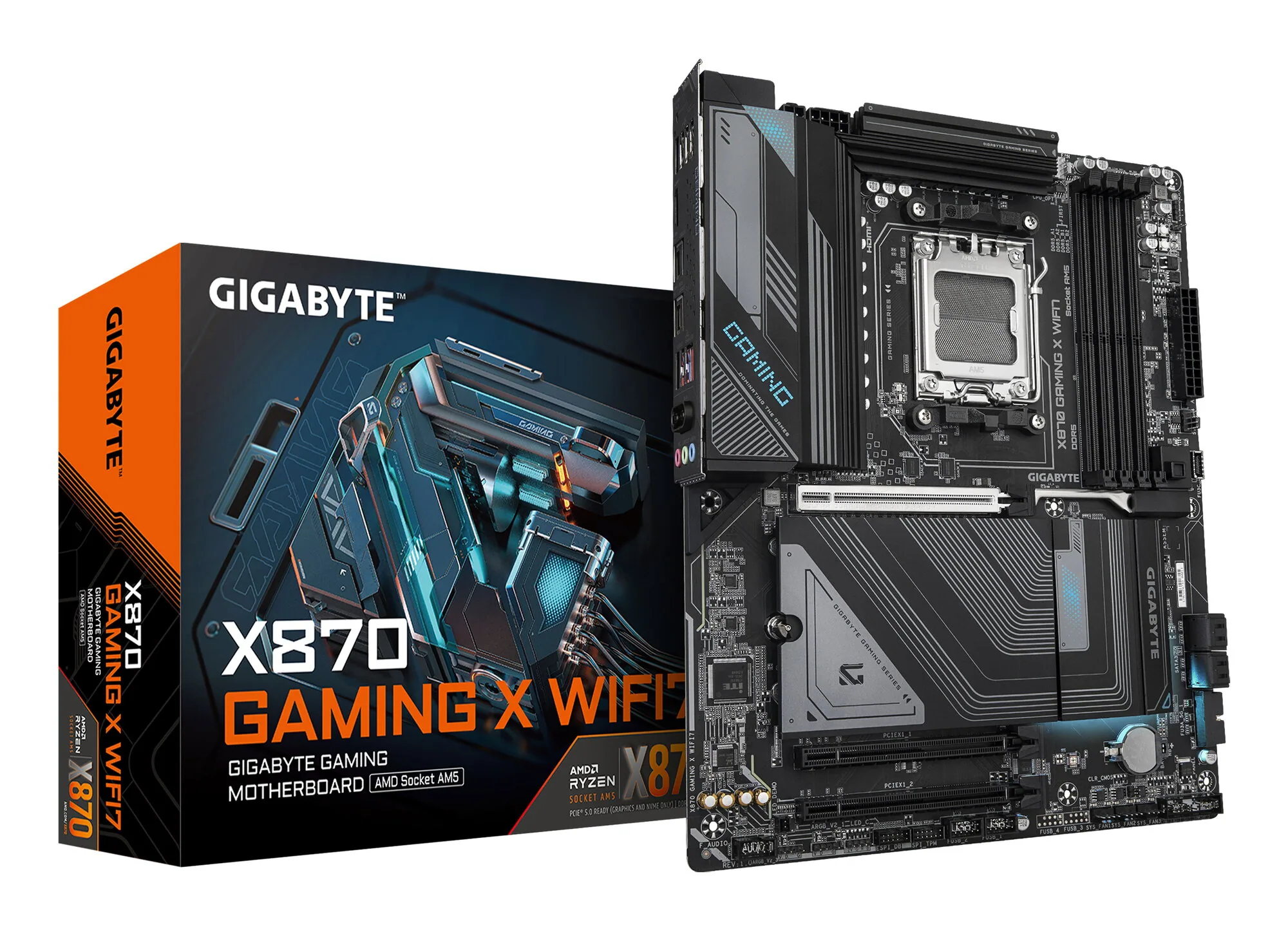 GIGABYTE X870 GAMING X WIFI7 Mainboard – Bild 1
