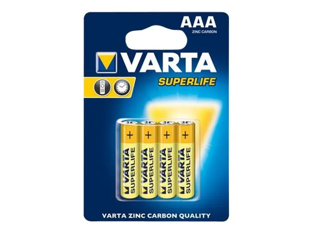 Varta Batterie Super Heavy Duty AAA Blister 4