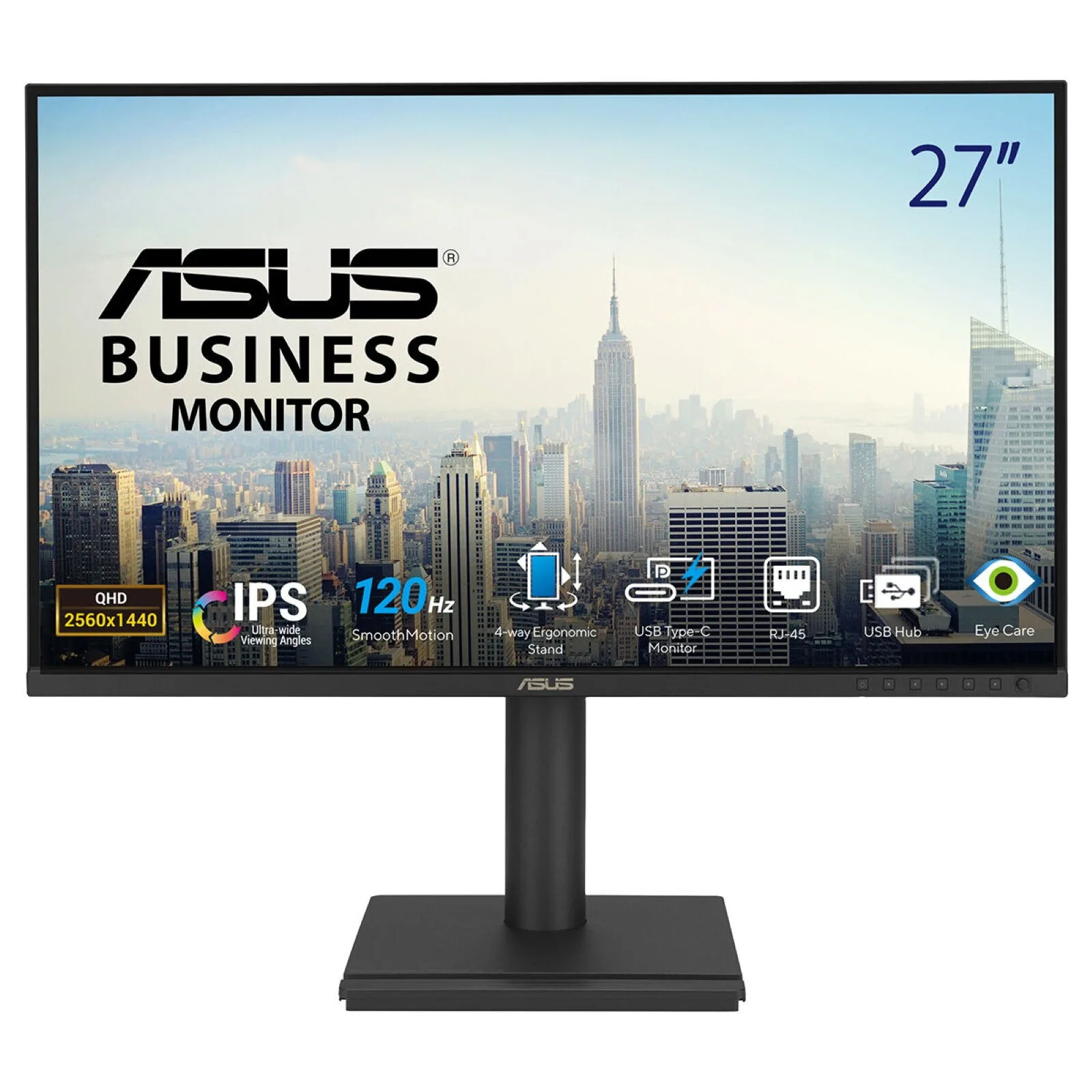 ASUS BE27ACGN Computerbildschirm 68,6 cm (27") 2560 x 1440 Pixel Quad HD LCD Schwarz – Bild 1