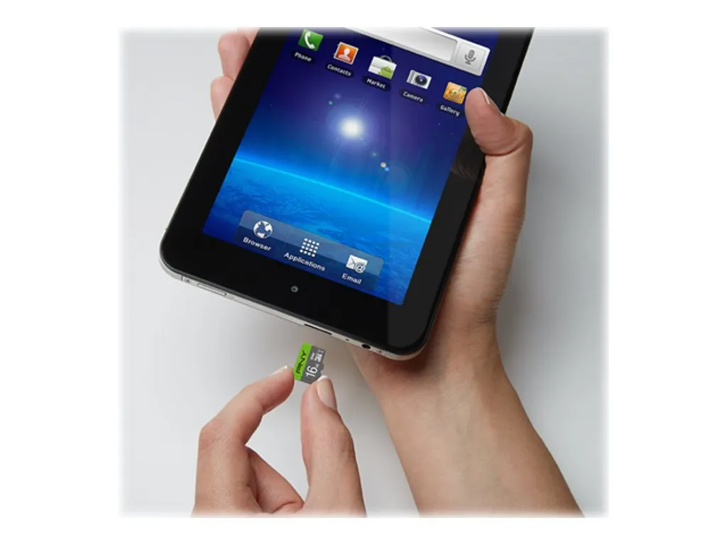SD MicroSD HC Card PNY Elite Class 10 U1