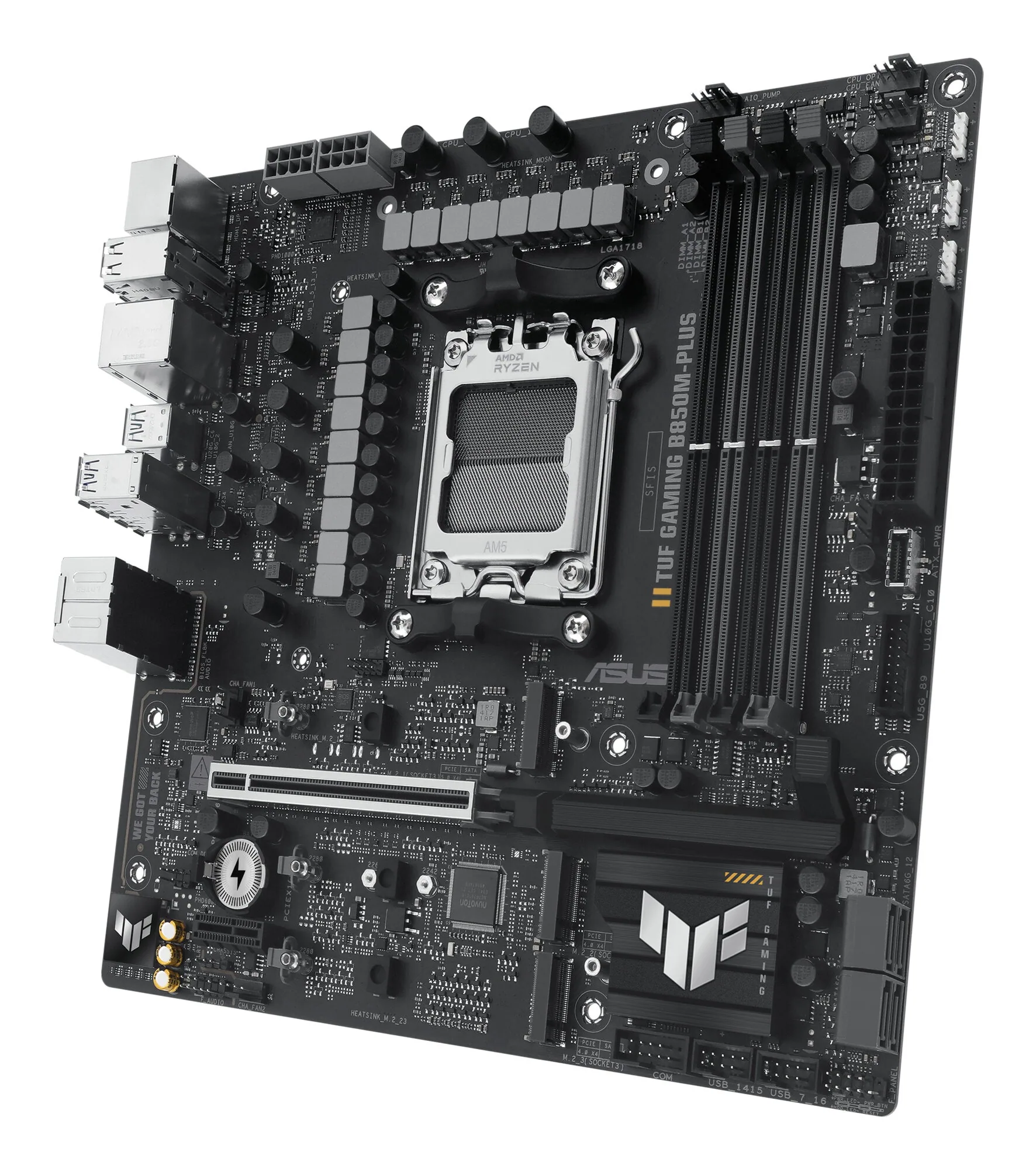 ASUS TUF GAMING B850M-PLUS AMD B850 Sockel AM5 micro ATX – Bild 5