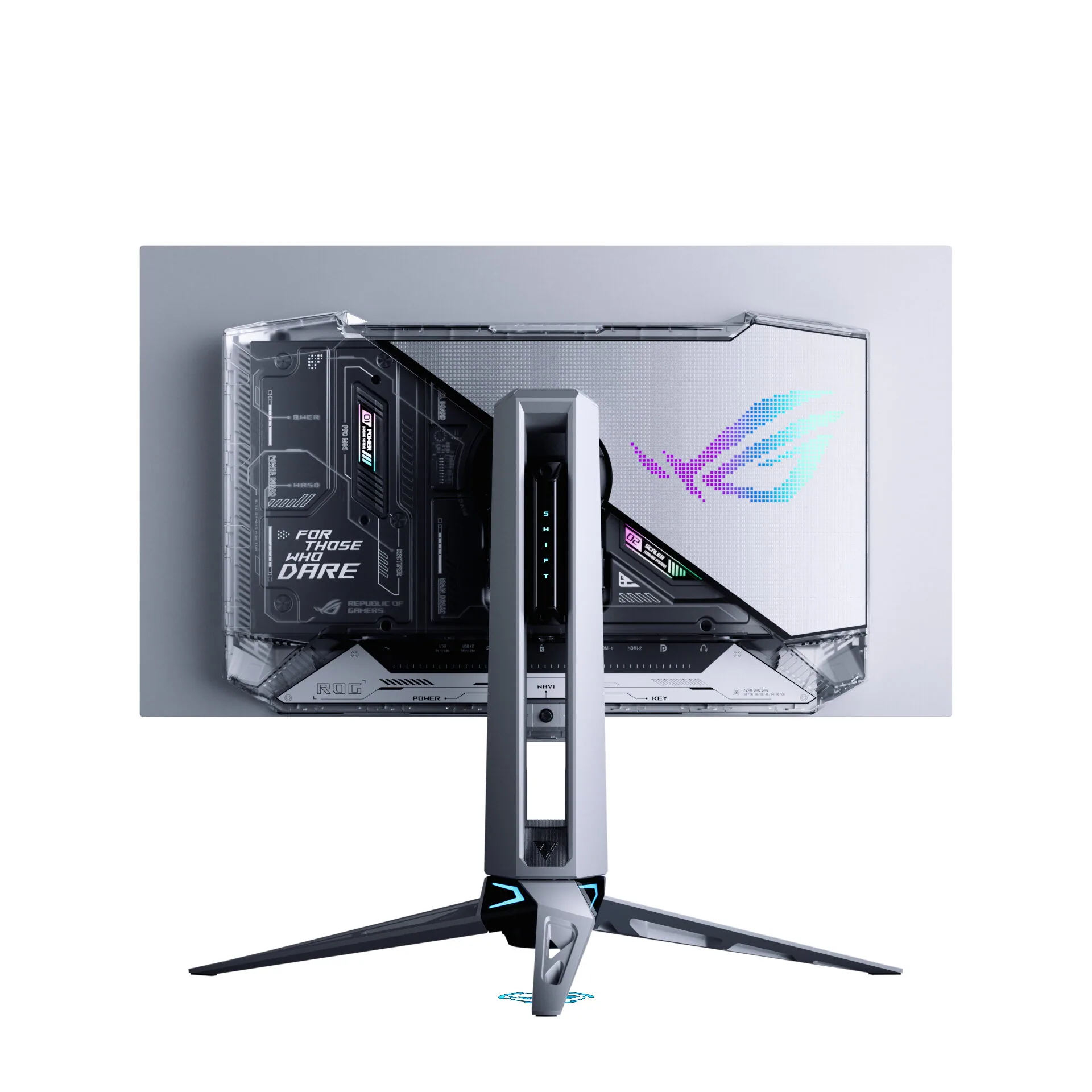 ASUS ROG Swift OLED PG27AQWP-W Computerbildschirm 67,3 cm (26.5") 2560 x 1440 Pixel Quad HD LCD Silber – Bild 3