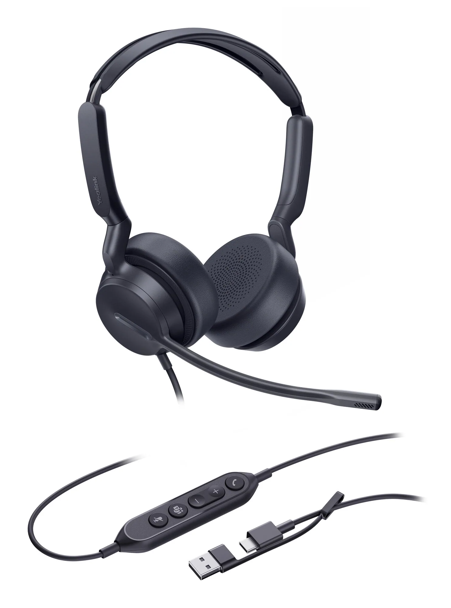 Yealink Dual-Teams-Headset mit USB-C/A-Anschluss – Bild 1