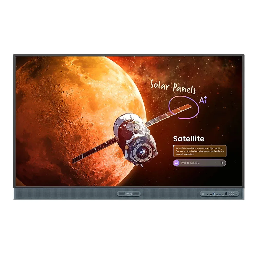 BenQ RP6505 Interaktives Whiteboard 165,1 cm (65") 3840 x 2160 Pixel Touchscreen Schwarz HDMI – Bild 1