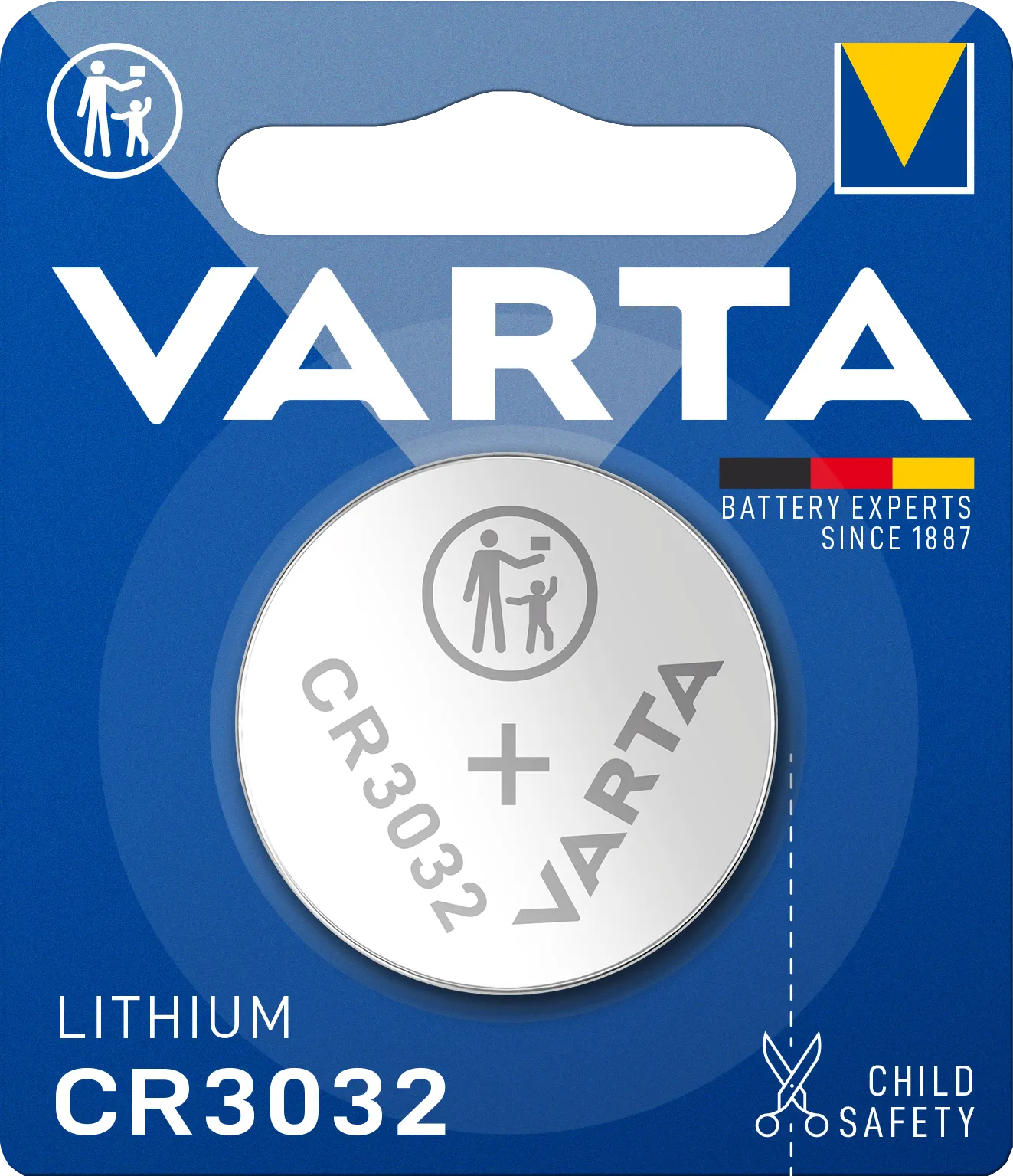 Varta Batterie Knopfzelle CR3032 3V 5500 mAh Lithium 1 Stück