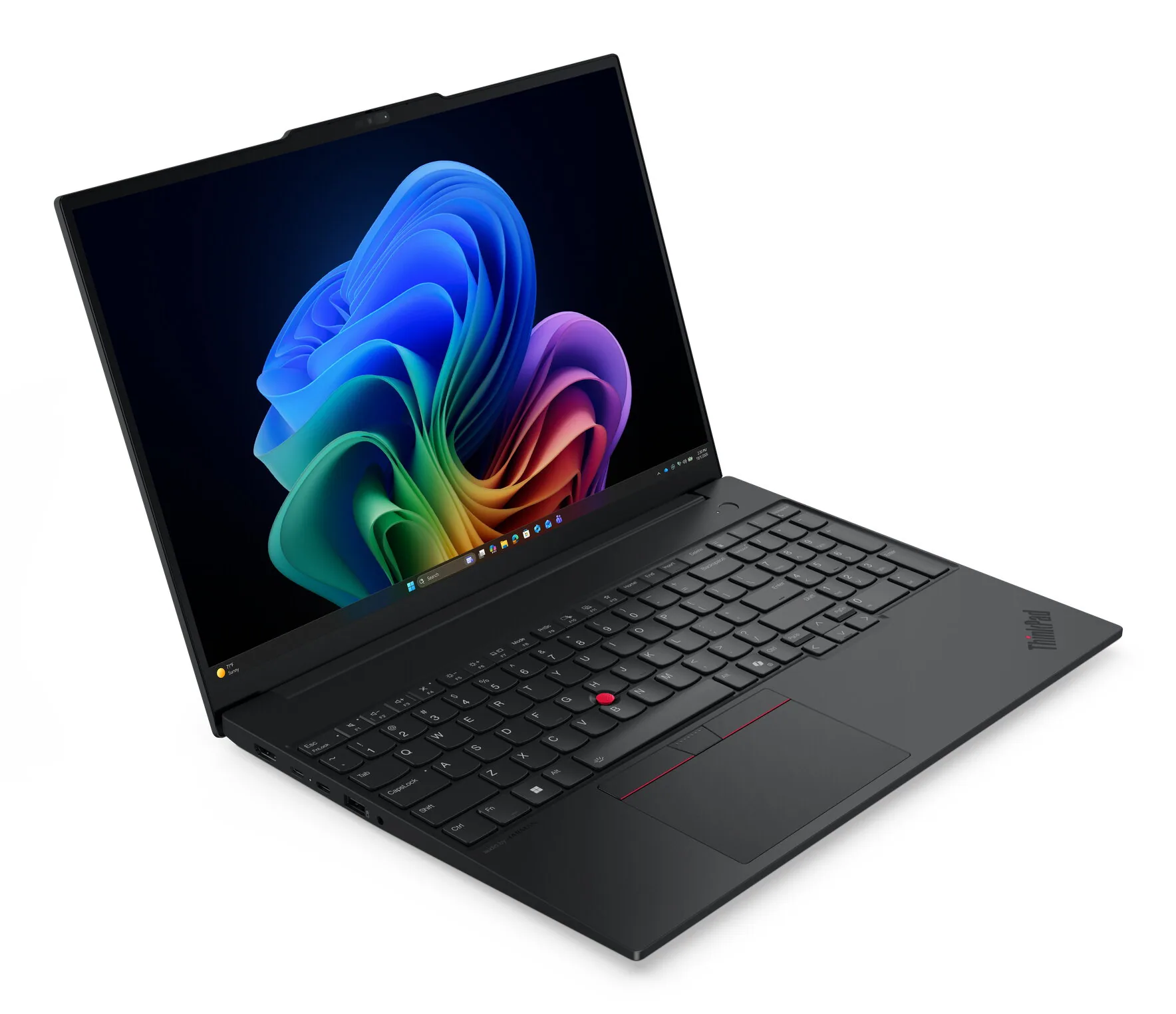 Lenovo ThinkPad E16 Gen 4 (AMD) Copilot+ PC AMD Ryzen AI 7 445 Laptop 40,6 cm (16") WUXGA 24 GB DDR5-SDRAM 512 GB SSD Wi-Fi 7 (802.11be) Windows 11 Pro Schwarz Deutsch – Bild 4