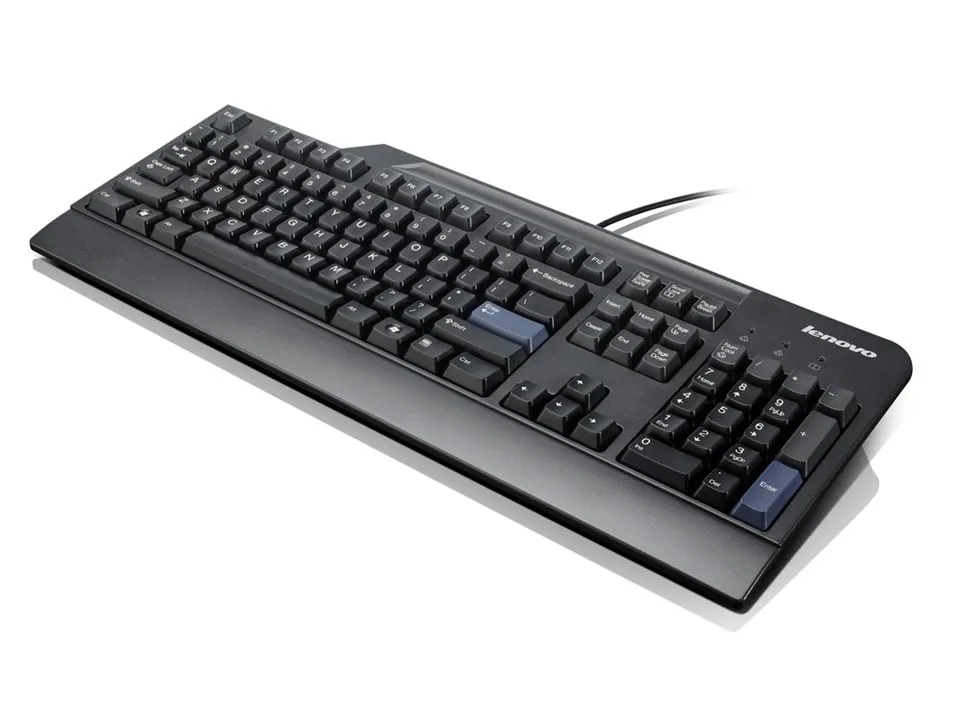 Lenovo Preferred Pro USB Keyboard (Business Black) - Danish Tastatur Büro QWERTY Dänisch Schwarz – Bild 1
