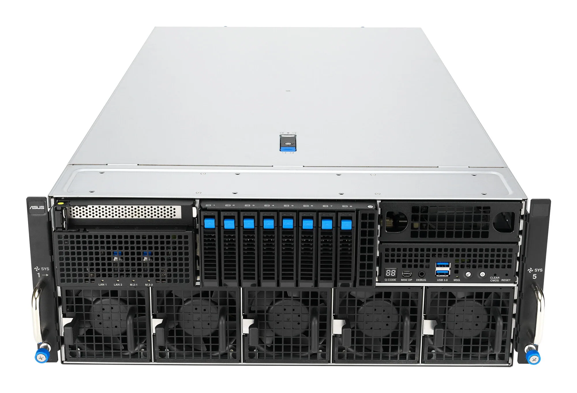 ASUS ESC8000A-E13P LGA 6096 Rack (4U) Silber, Schwarz – Bild 3