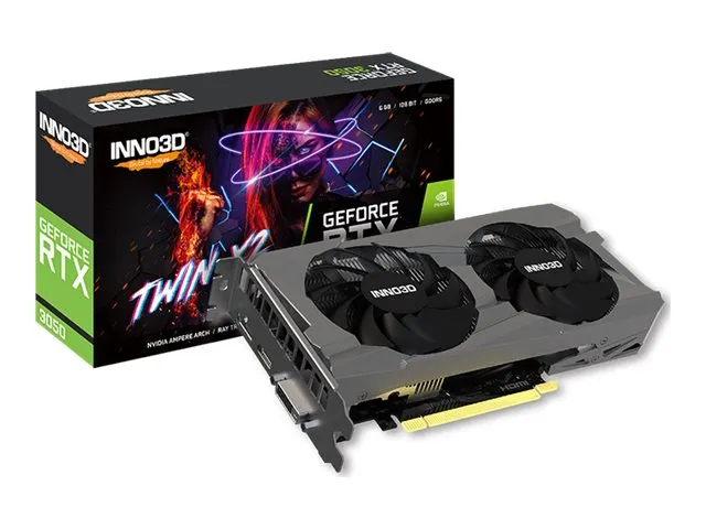 Inno3D RTX3050 Twin X2 6 GB GDDR6 HDMI DVI DP, V3