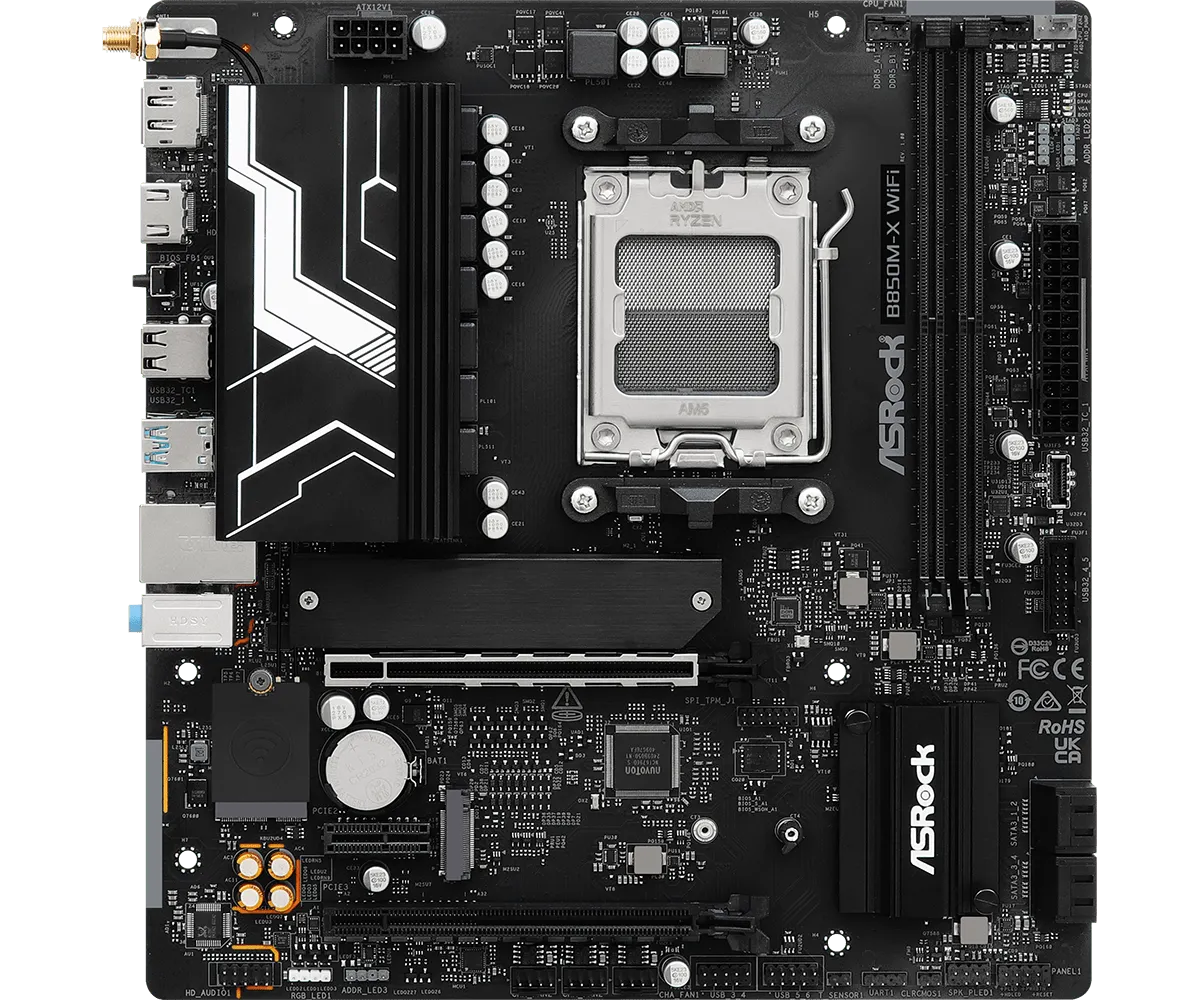 ASRock B850M-X Wifi R2.0 AM5 mATX HDMI/DP DDR5