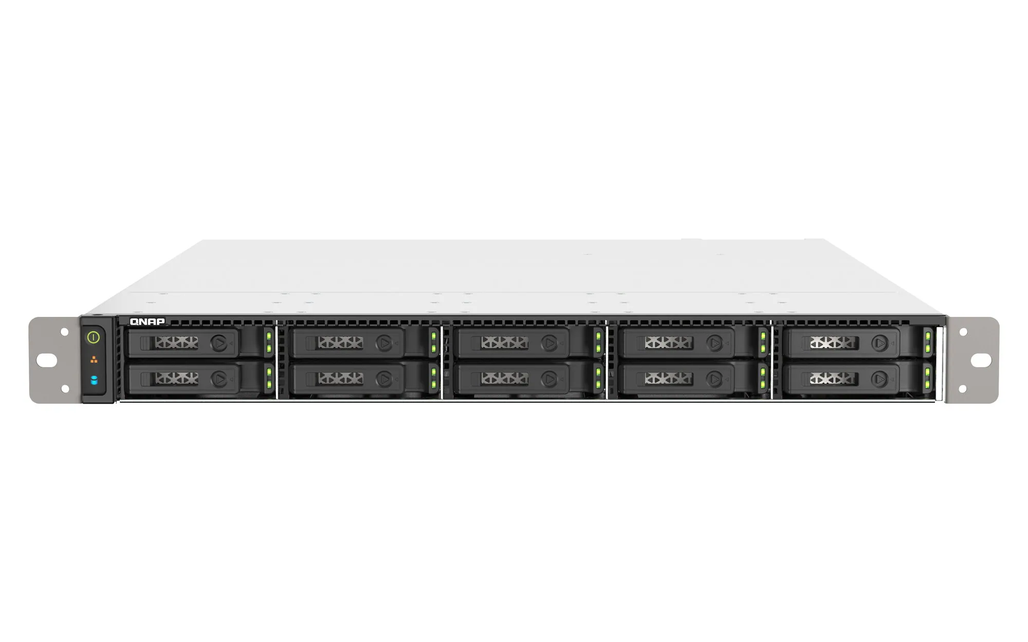 QNAP TS-h1090FU NAS Rack (1U) EPYC 7302P 64 GB DDR4 0 TB QuTS hero Schwarz, Grau – Bild 1