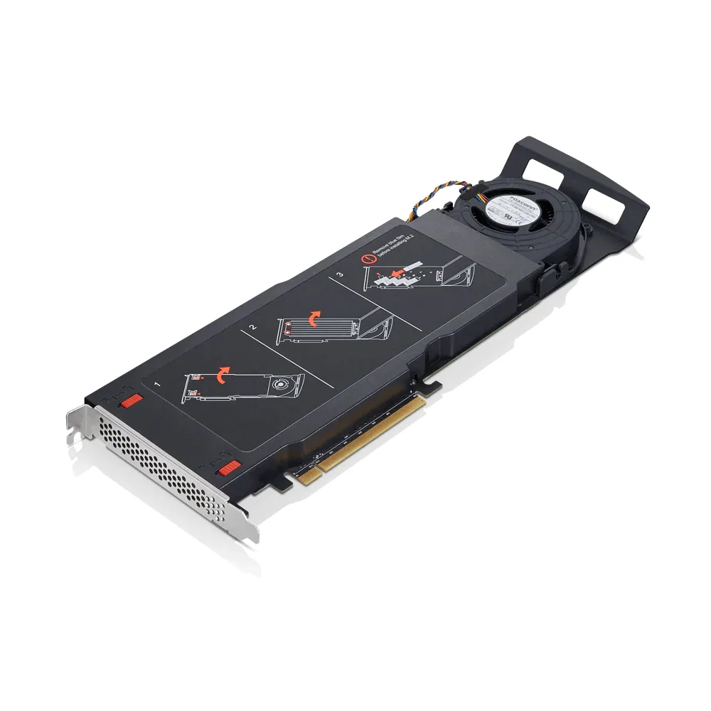 Lenovo ThinkStation Quad AIC M.2 SSD Schnittstellenkarte/Adapter Eingebaut PCIe – Bild 1