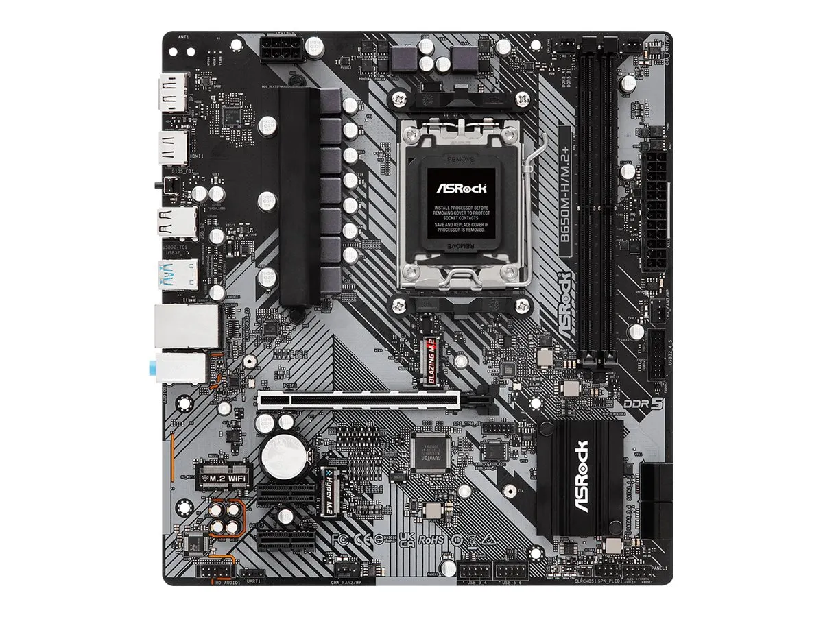 ASRock B650M-H/M.2+ AM5 mATX HDMI/DP DDR5