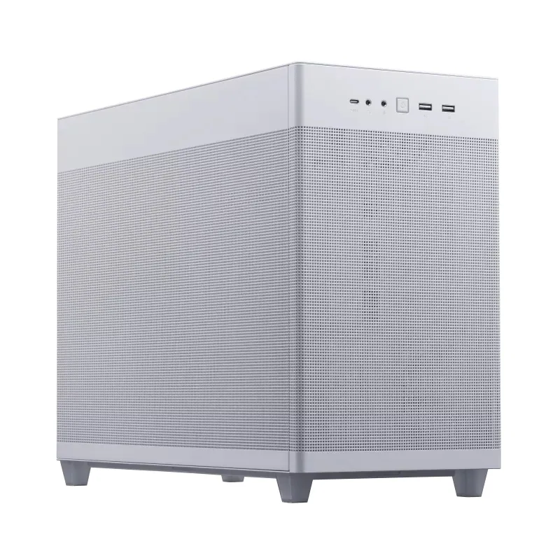 ASUS PRIME AP201 CASE TG WHITE Mini Tower Weiß – Bild 3
