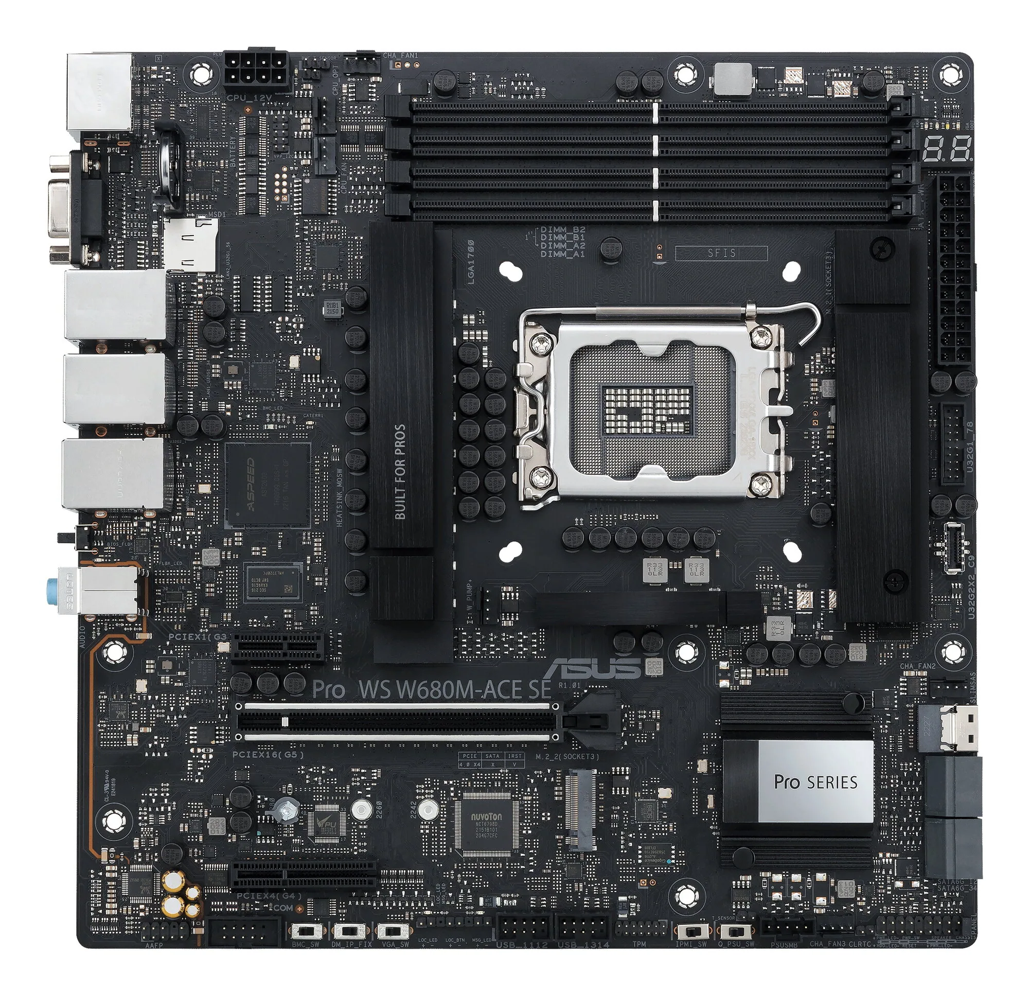 ASUS PRO WS W680M-ACE SE Intel W680 LGA 1700 micro ATX – Bild 1