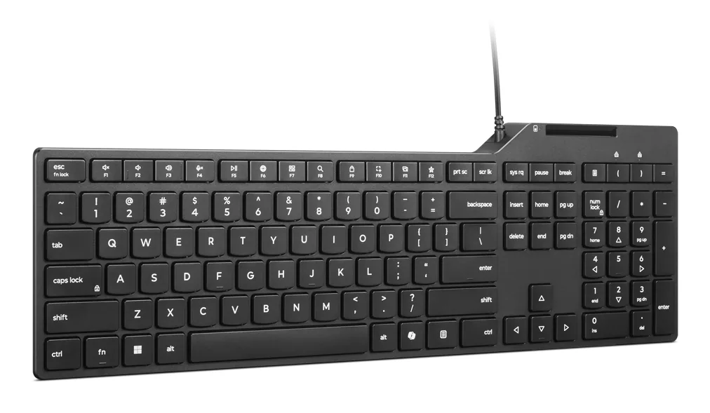 Lenovo 4Y41U13323 Tastatur Büro USB Deutsch Schwarz – Bild 2