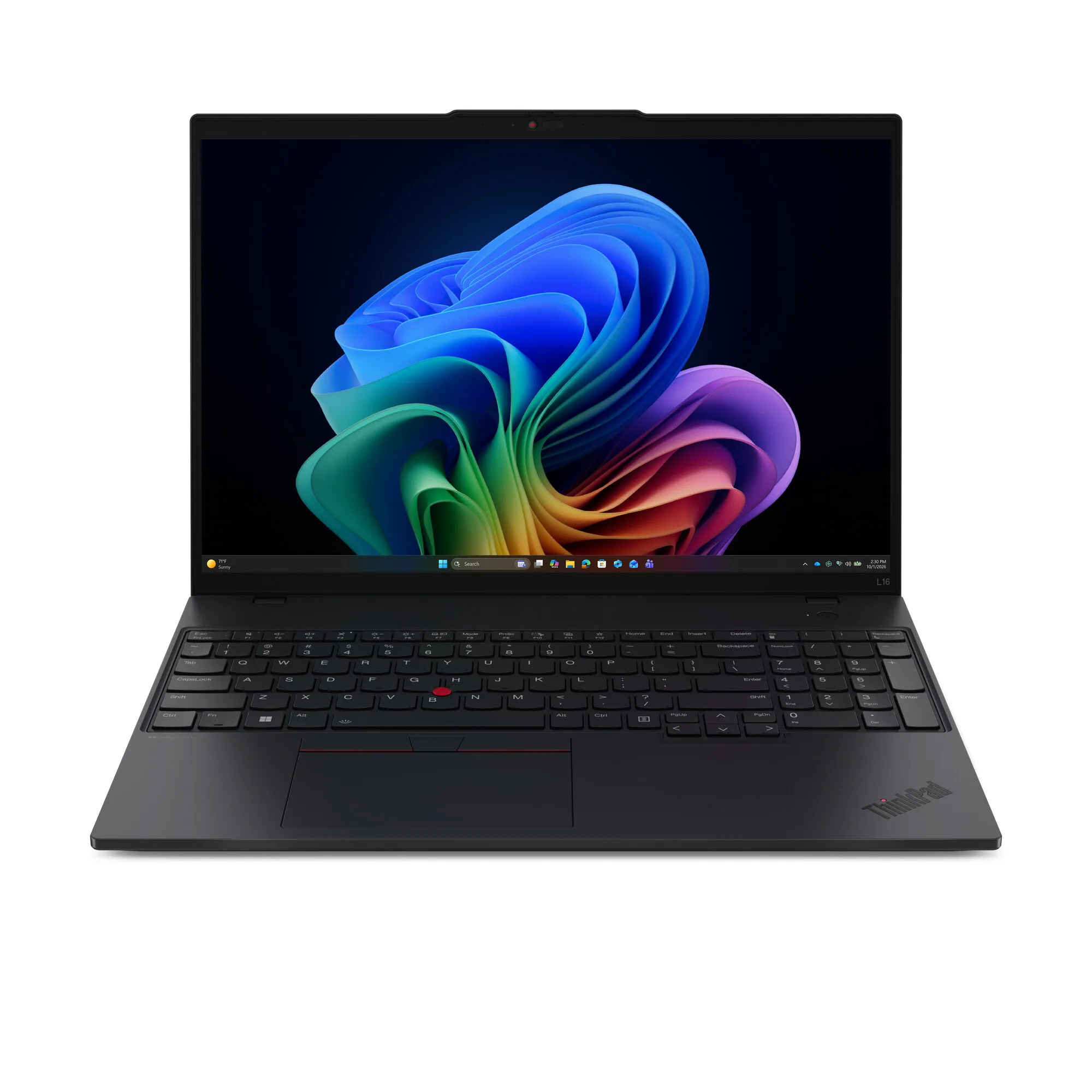 Lenovo ThinkPad L16 Gen 3 (Intel) Copilot+ PC Intel Core Ultra 7 355 Laptop 40,6 cm (16") WUXGA 32 GB DDR5-SDRAM 1 TB SSD Wi-Fi 7 (802.11be) Windows 11 Pro Schwarz Deutsch – Bild 1