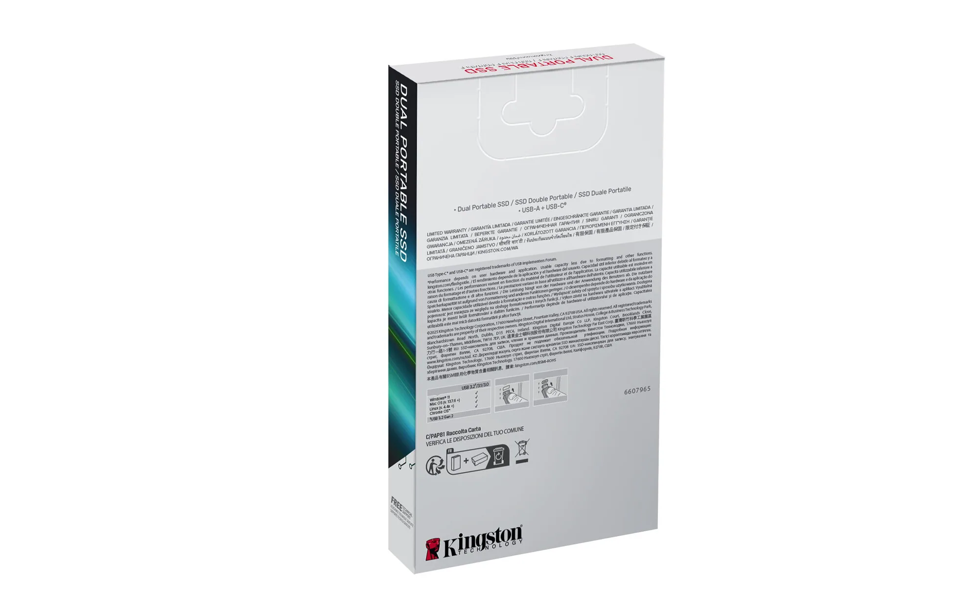 Kingston 512 GB Tragbare SSD mit Dual USB-A/C, bis zu 1050 MB/s USB 3.2 Gen 2 – Bild 4
