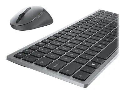 Dell Tastatur+Maus Kabellos 2.4GHz QWERTY Titan Grau