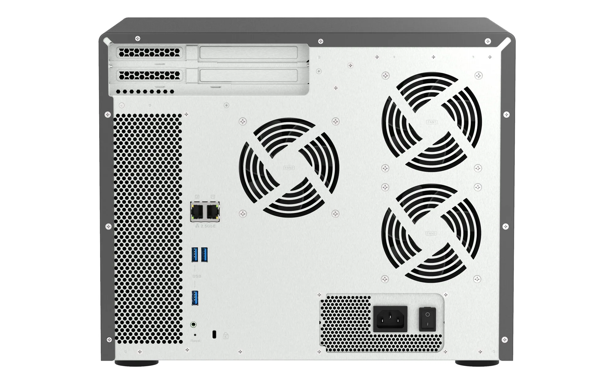 QNAP TS-1655 NAS Tower Intel Atom® C5125 8 GB DDR4 0 TB QNAP Turbo System Schwarz – Bild 5