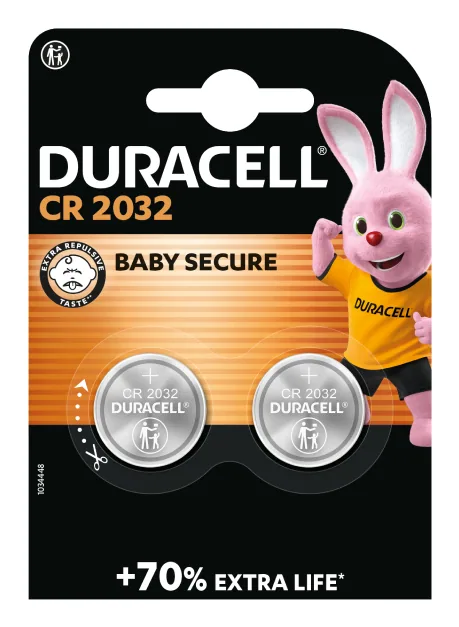 Duracell Knopfzelle CR2032 B2 Lithium – Bild 1