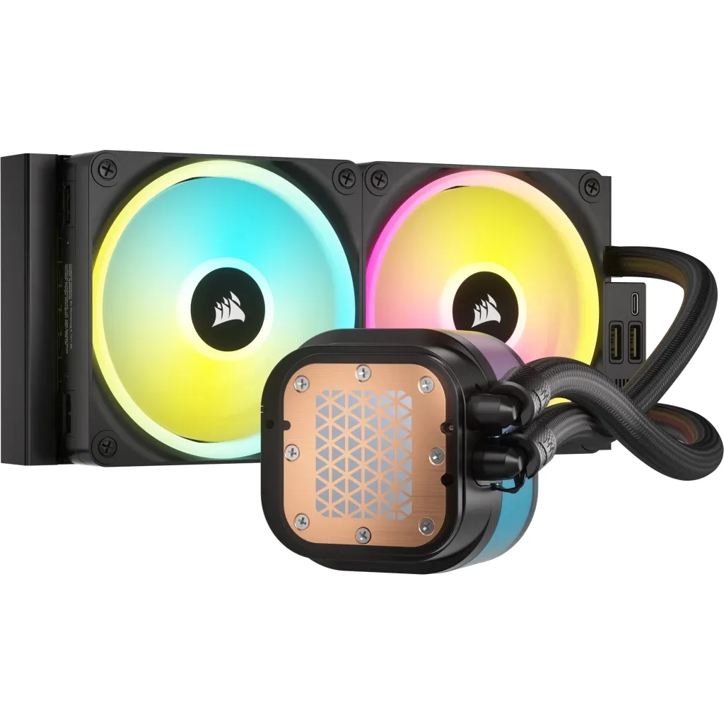 Corsair WAK Cooling iCUE Link H100i LCD AIO 240 mm