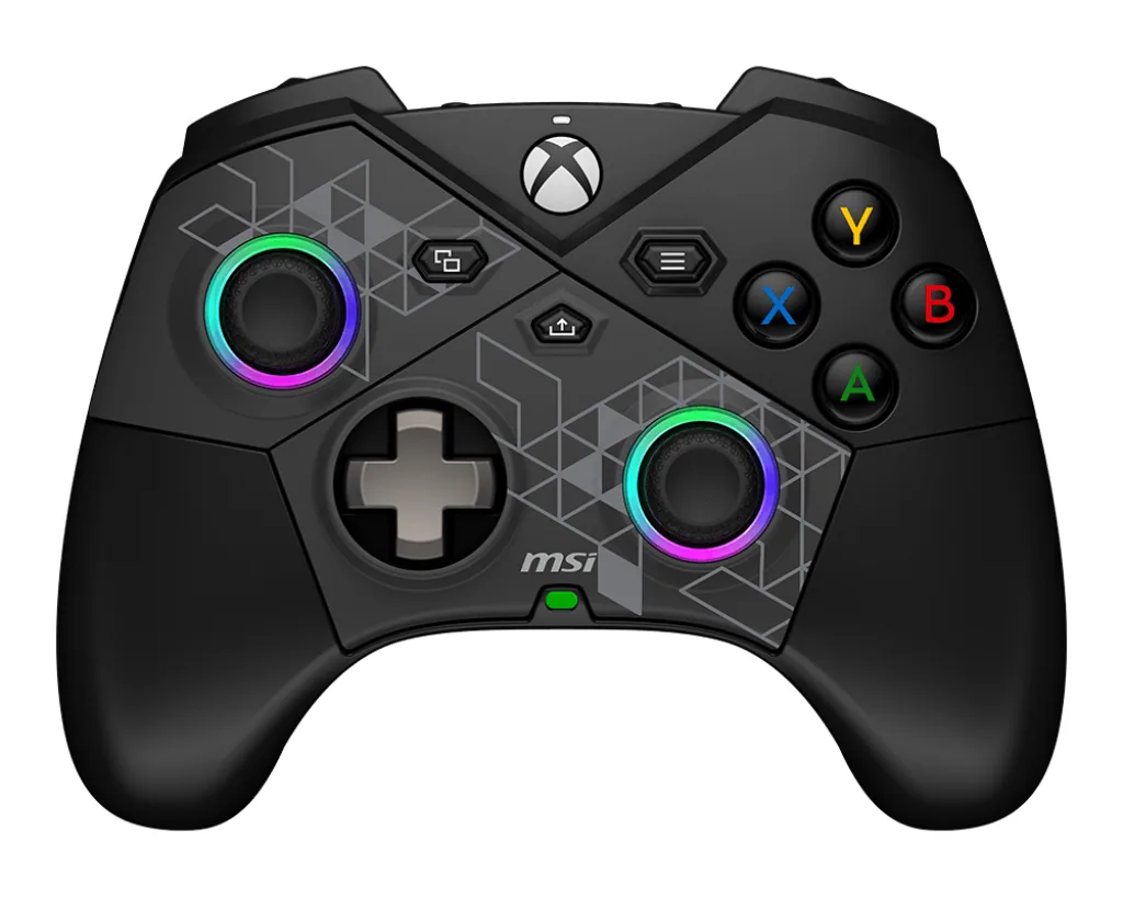 MSI FORCE PRO W CONTROLLER Schwarz USB 2.0 Gamepad Analog / Digital Android, PC, Xbox One S, Xbox One X, Xbox Series S, Xbox Series X – Bild 1