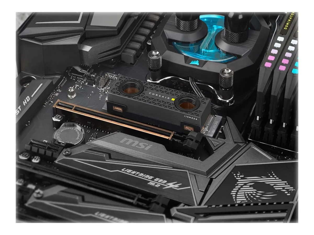 Corsair SSD 2 TB M.2 PCI-E NVMe Gen4 MP600 P XT HydroX (CSSD-F2000GBMP600PHXT)