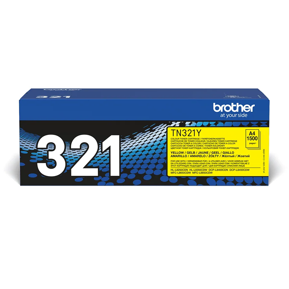Brother TN-321Y Tonerkartusche 1 Stück(e) Original Gelb – Bild 1