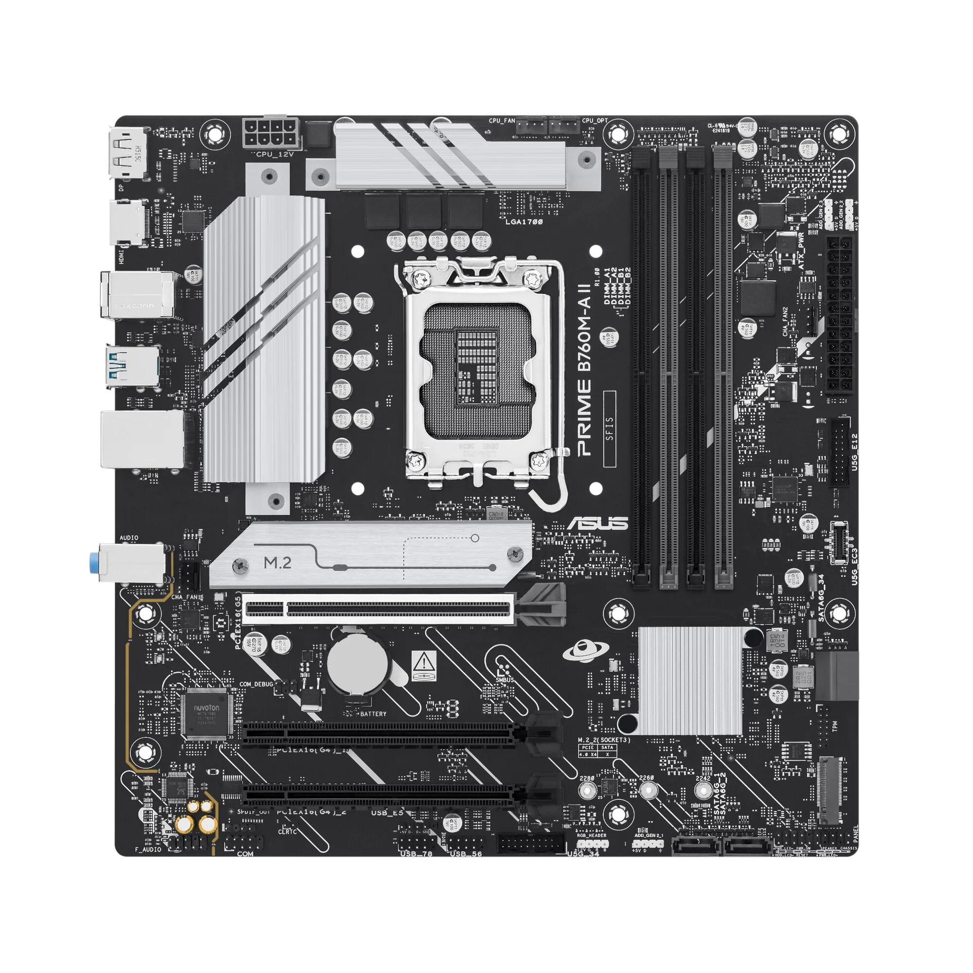 ASUS PRIME B760M-A II-CSM Intel B760 LGA 1700 micro ATX – Bild 1