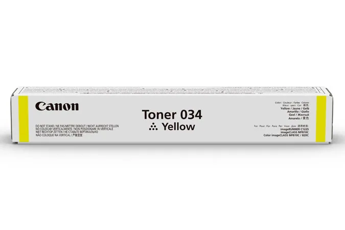 Canon 034 Tonerkartusche 1 Stück(e) Original Gelb – Bild 2