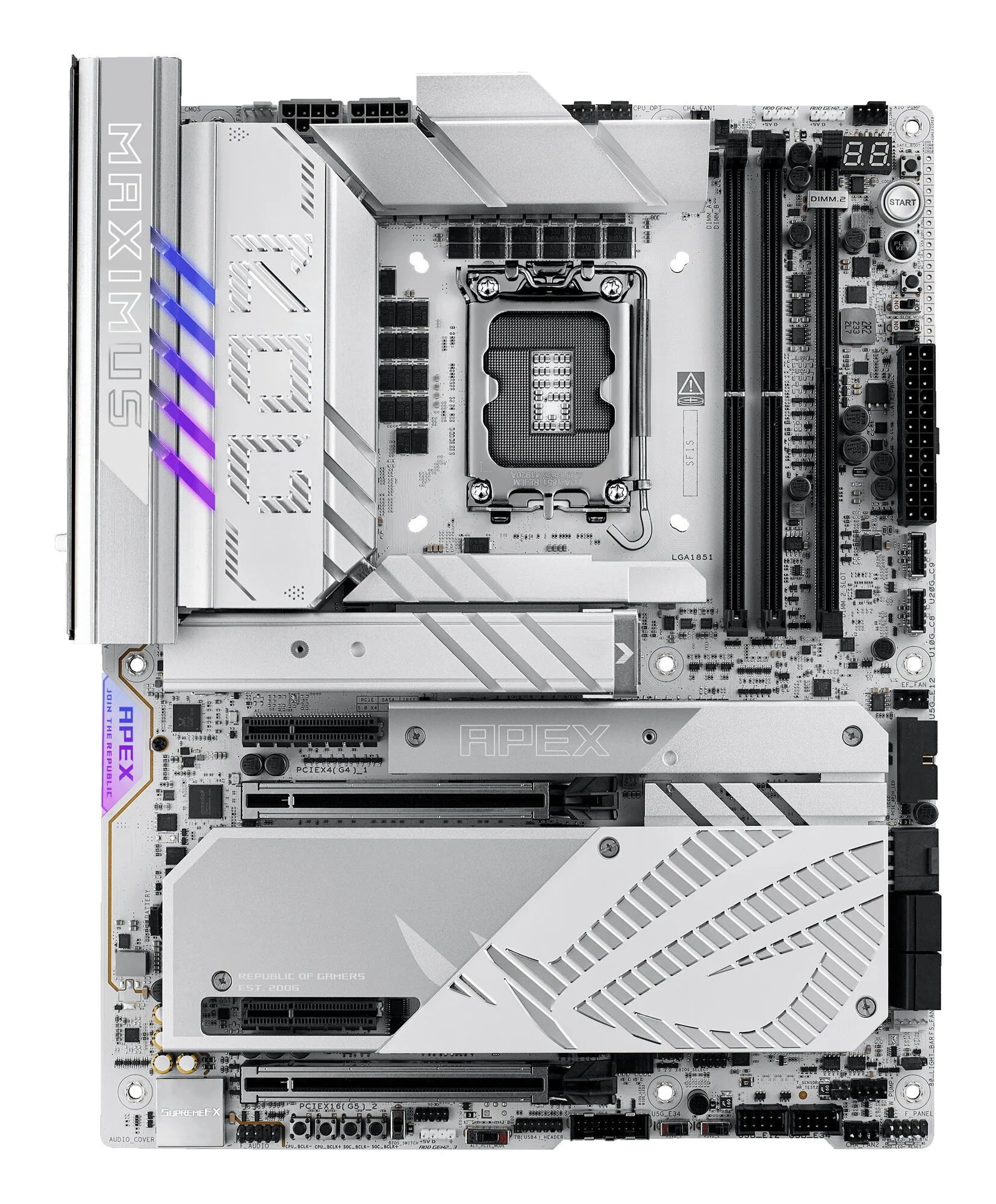 ASUS ROG MAXIMUS Z890 APEX Intel Z890 LGA 1851 (Socket V1) ATX – Bild 2