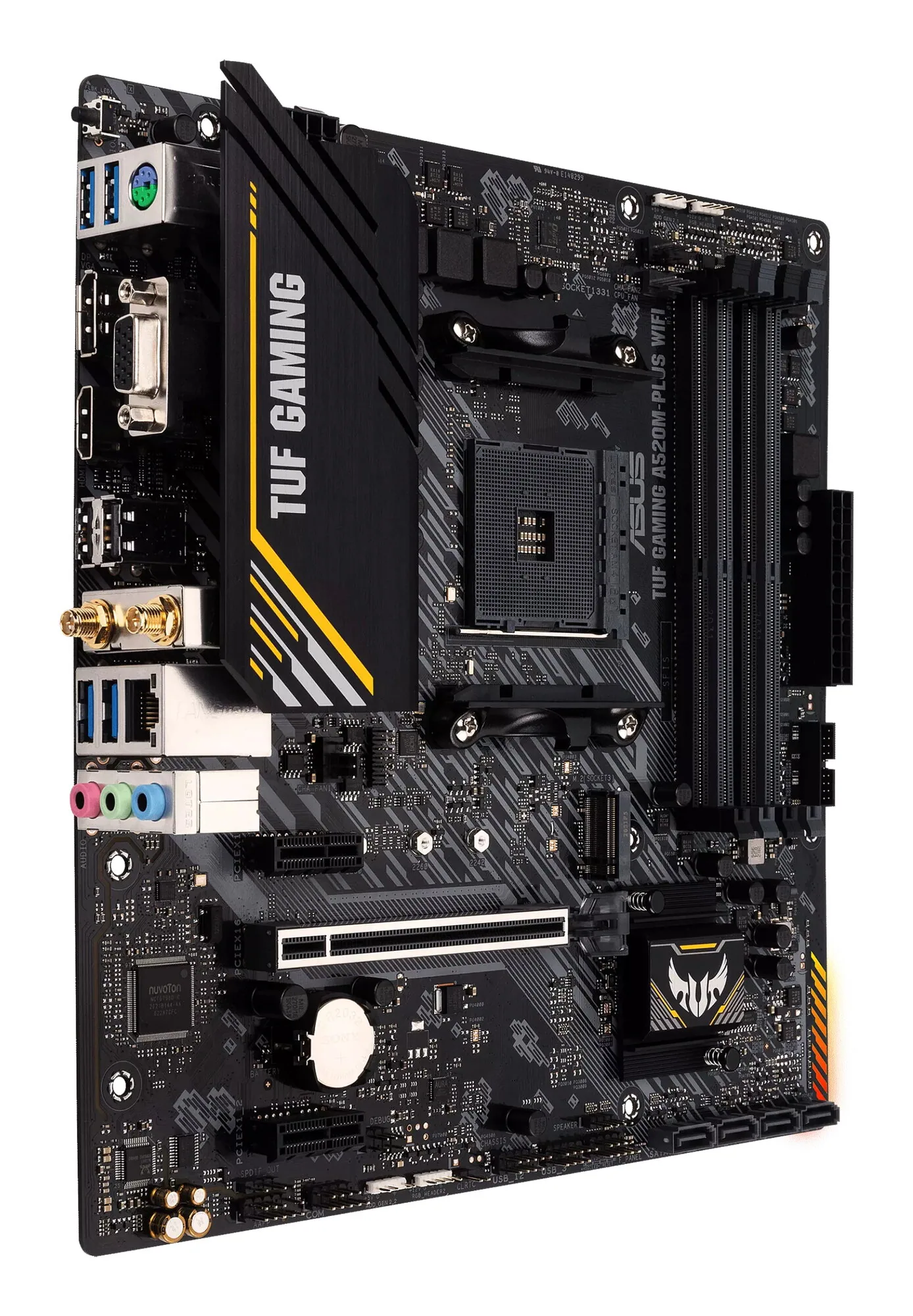 ASUS TUF GAMING A520M-PLUS WIFI AMD A520 Sockel AM4 micro ATX – Bild 3