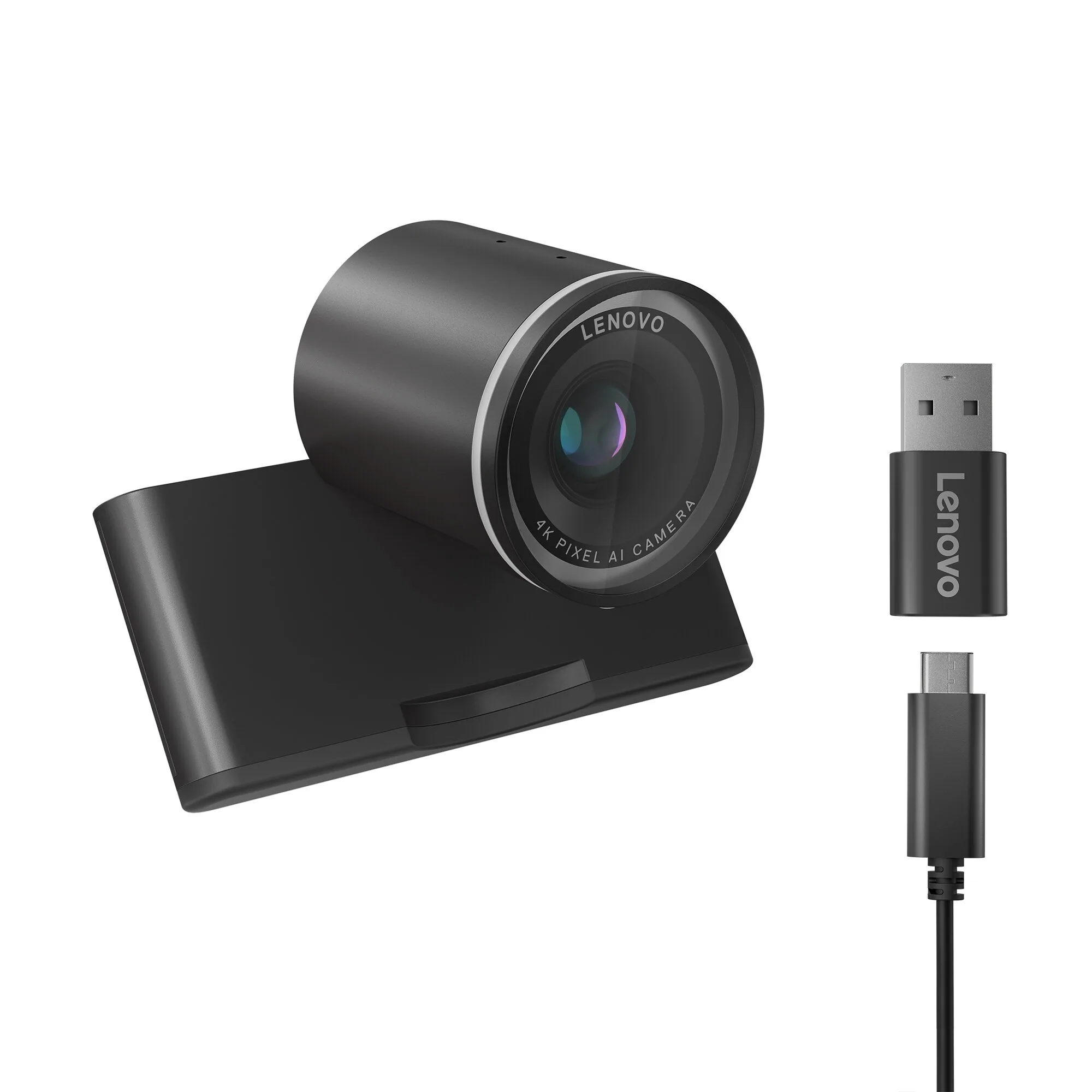 Lenovo 4XC1Q25246 Webcam 8 MP 1920 x 1080 Pixel USB-C Schwarz – Bild 2