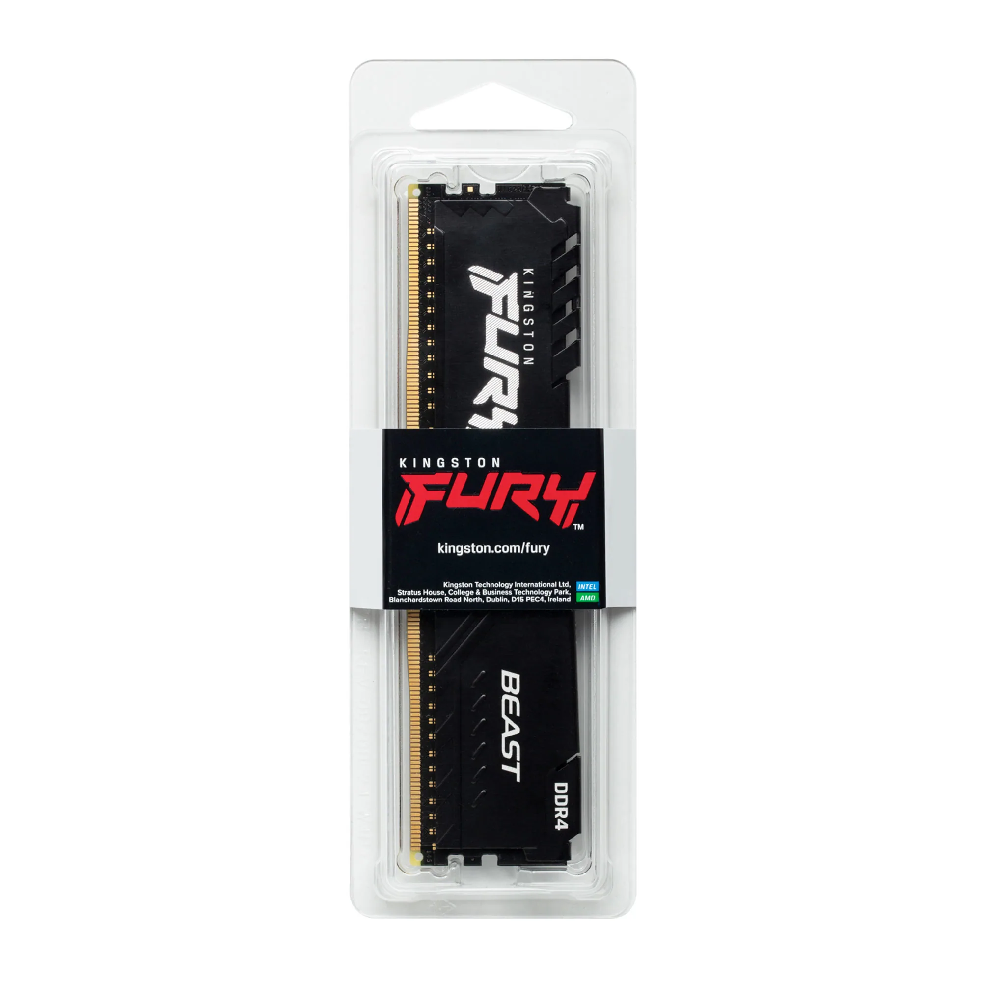 Kingston Technology FURY Beast 16GB 3200MT/s DDR4 CL16 DIMM 1Gx8 Black – Bild 3