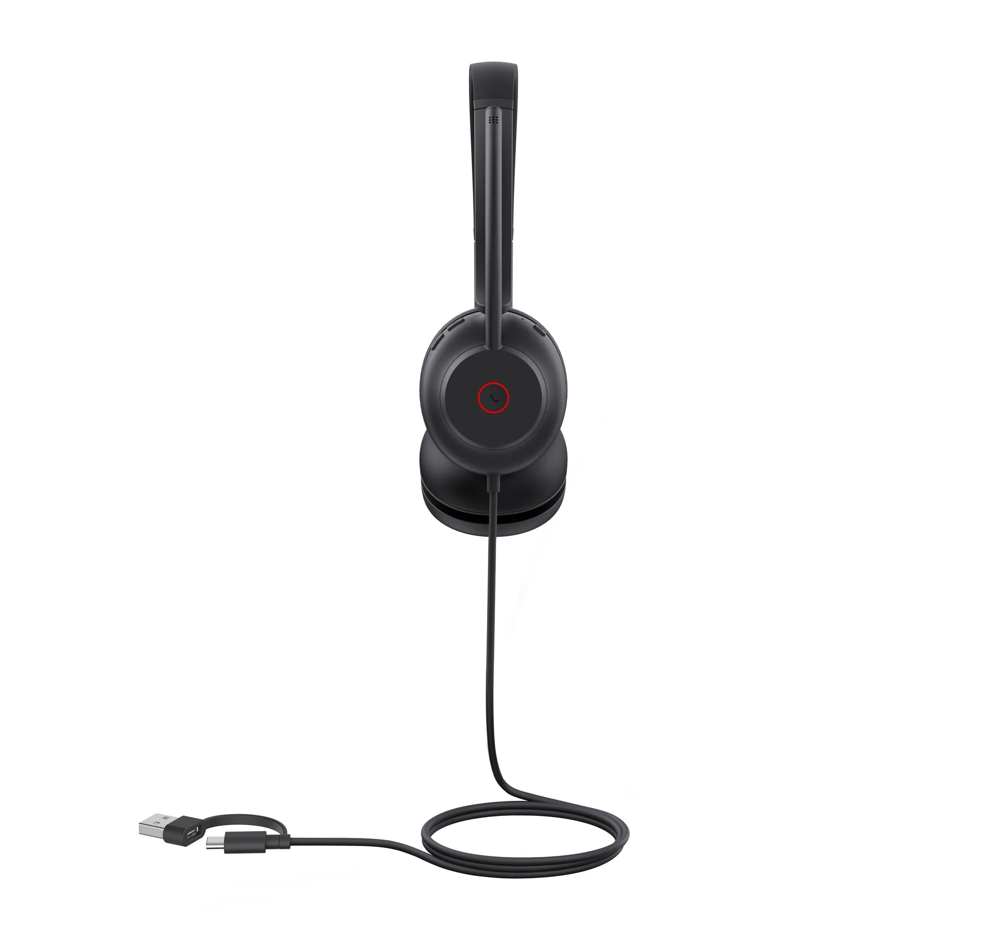 Yealink UH35 Dual UC USB-C/A Headset Kopfhörer Kabelgebunden Kopfband Büro/Callcenter USB Type-C / USB Type-A Schwarz – Bild 2