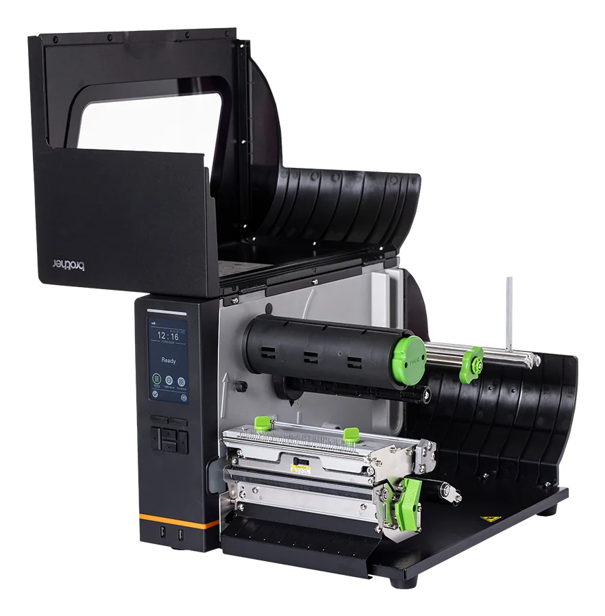 Brother TJ6421TN Etikettendrucker Direkt Wärme/Wärmeübertragung Farbe 203 x 300 DPI 304,8 mm/sek Kabelgebunden Ethernet/LAN WLAN Bluetooth – Bild 4