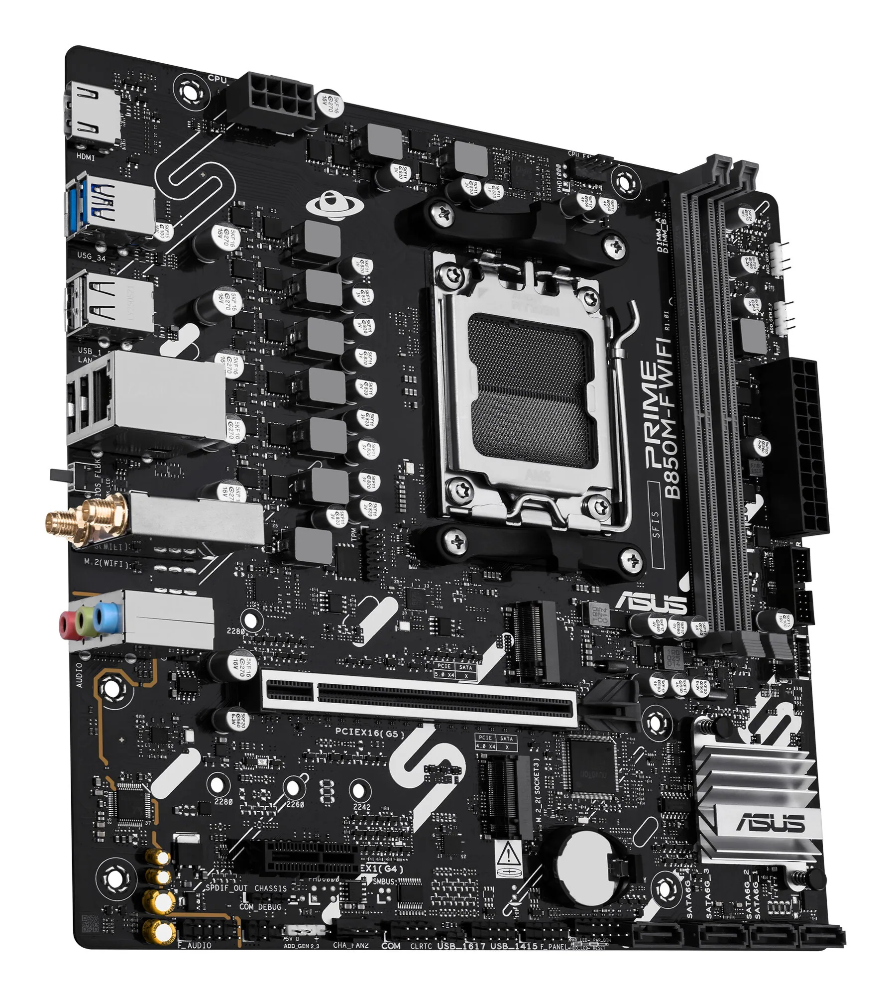ASUS PRIME B850M-F WIFI AMD B850 Sockel AM5 micro ATX – Bild 4