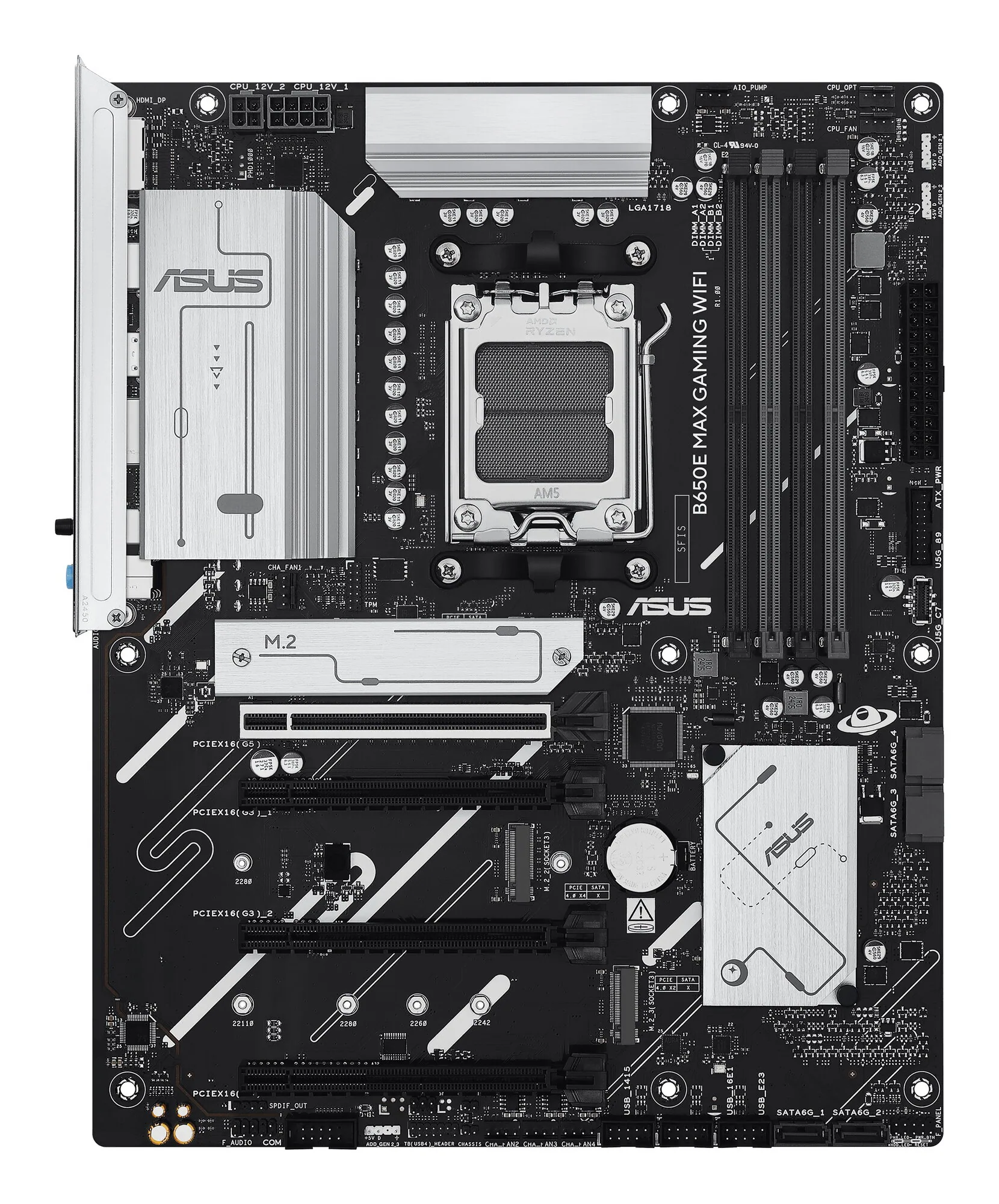 ASUS B650E MAX GAMING WIFI AMD B650 Sockel AM5 ATX – Bild 2